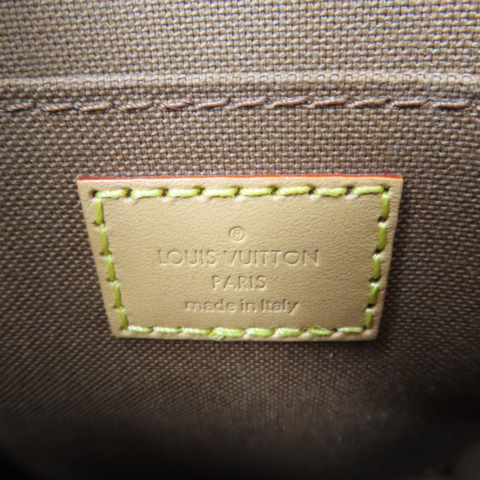 LOUIS VUITTON 【激減優惠】Monogram Petit Sac Plat 2 Way Shoulder金扣手挽肩背兩用袋啡色