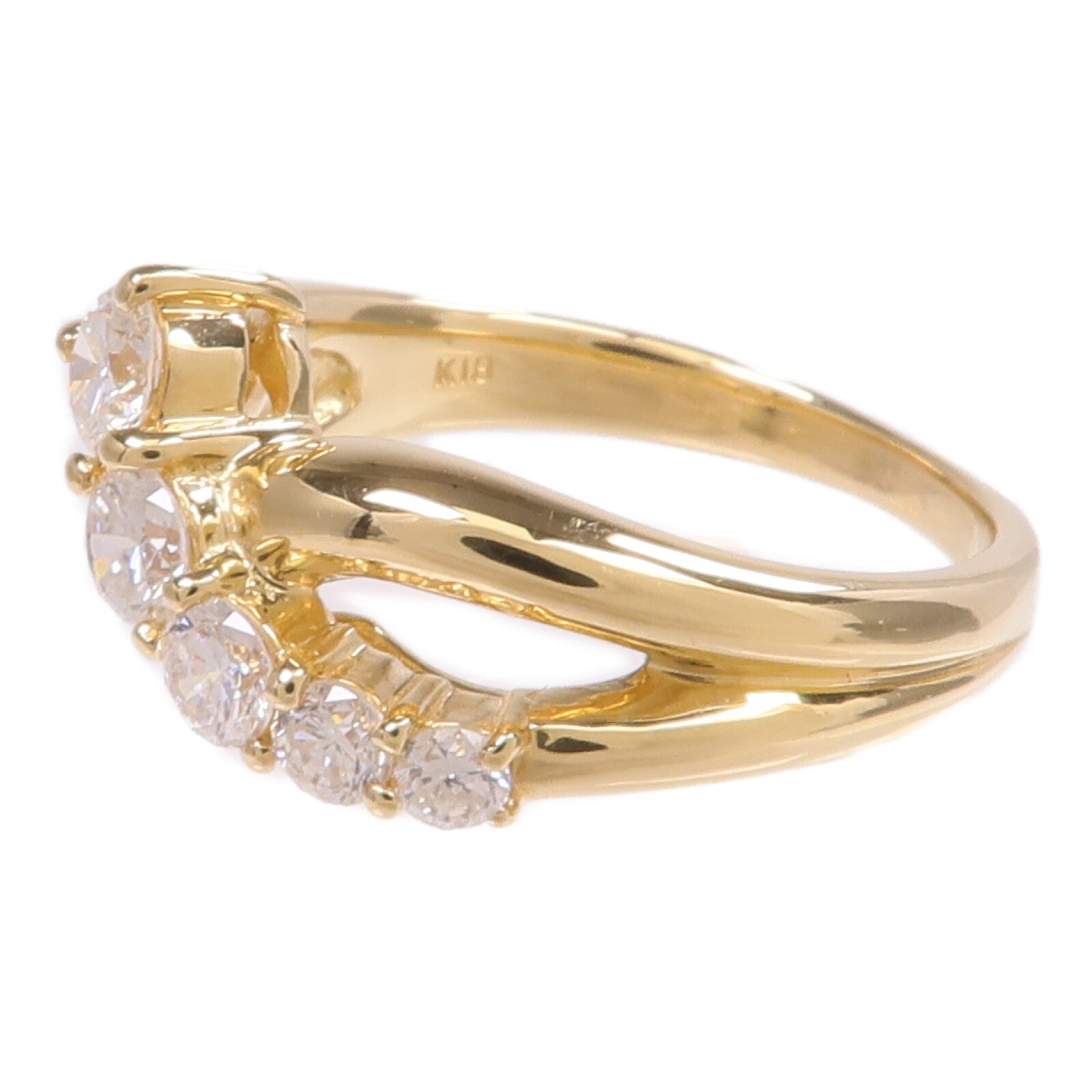 JEWELRY 【激減優惠】18K黃金Diamond Ring鑽石戒指US#6