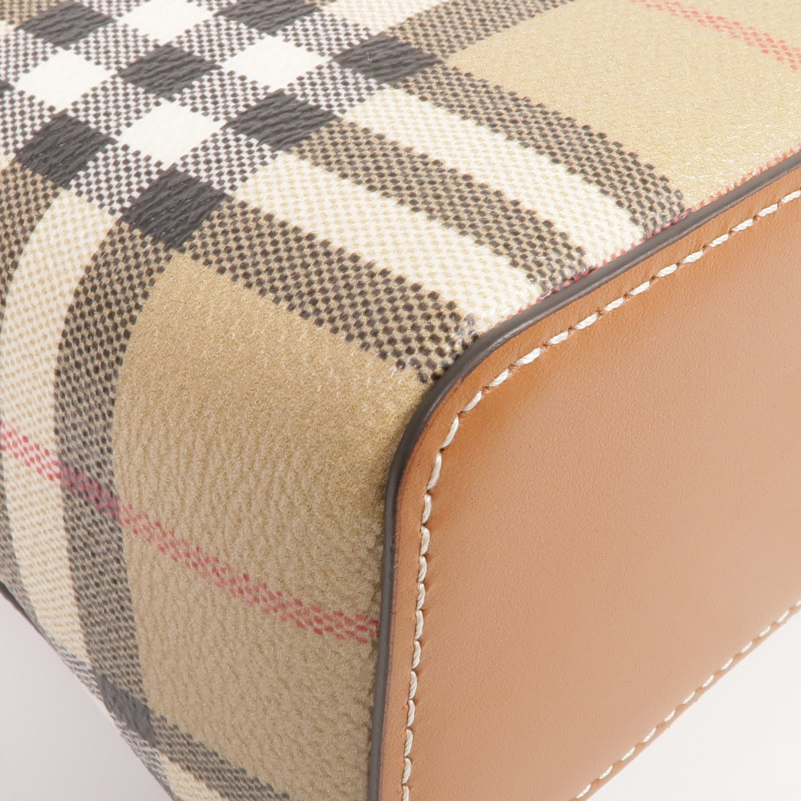 BURBERRY 塗層帆布Vanity 2way Shoulder Bag金扣手挽肩背兩用袋
