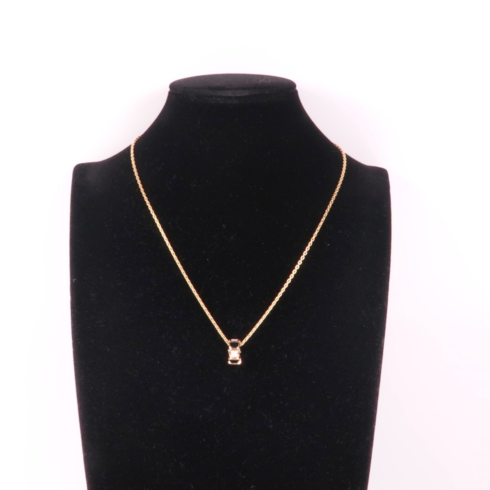 BVLGARI 18K玫瑰金Serpenti Viper Necklace縞瑪瑙/鑽石項鍊