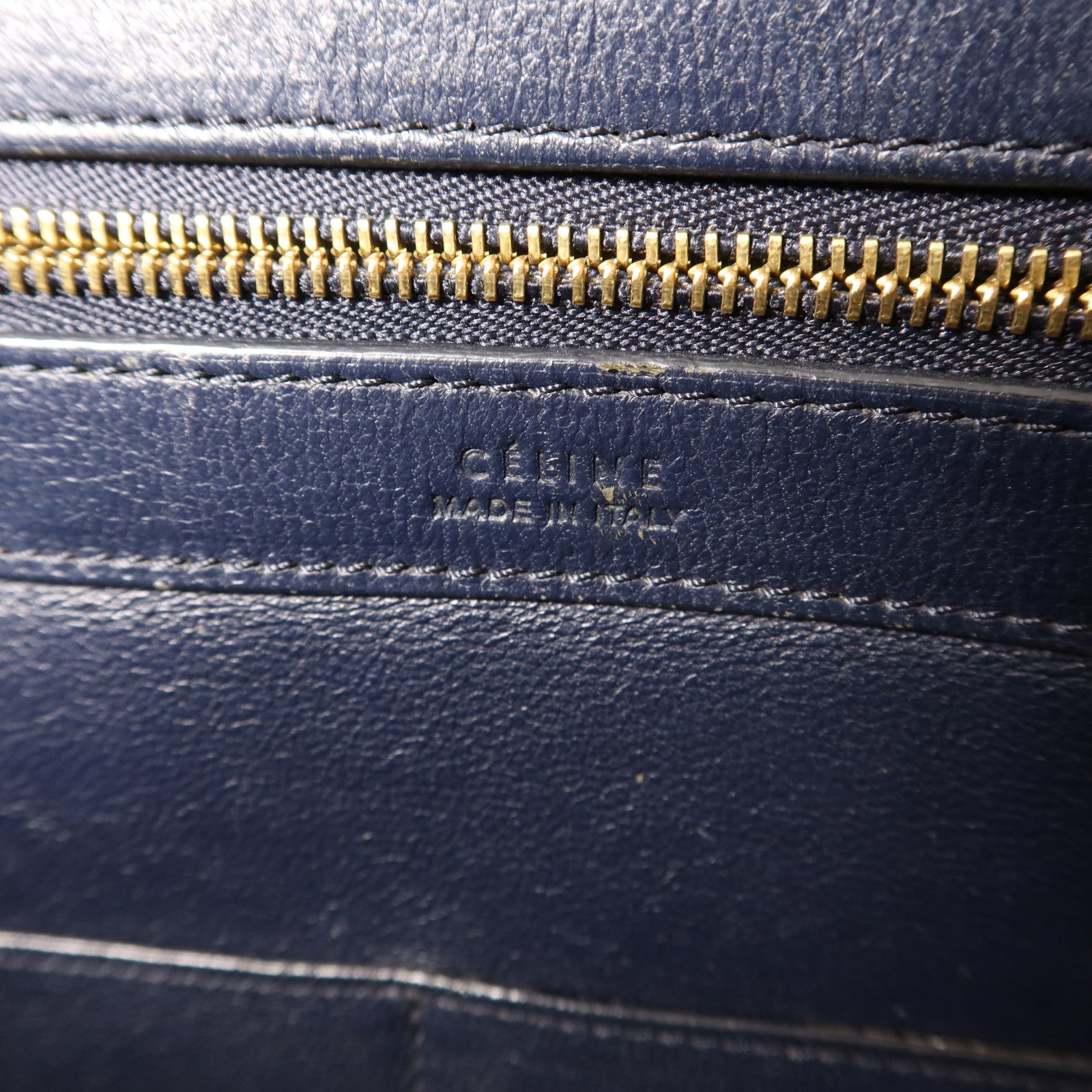 CELINE 牛皮皮革Small Cabas Phantom金扣肩背袋