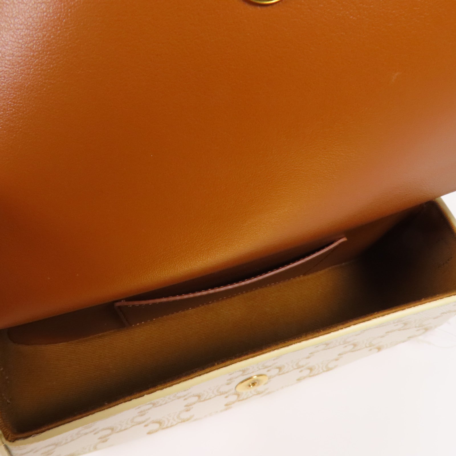 CELINE 塗層帆布Tabou Bag金扣手挽肩背兩用袋