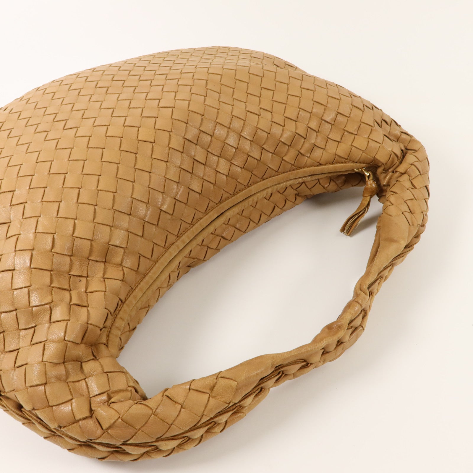 BOTTEGA VENETA 羊皮皮革Hobo肩背袋
