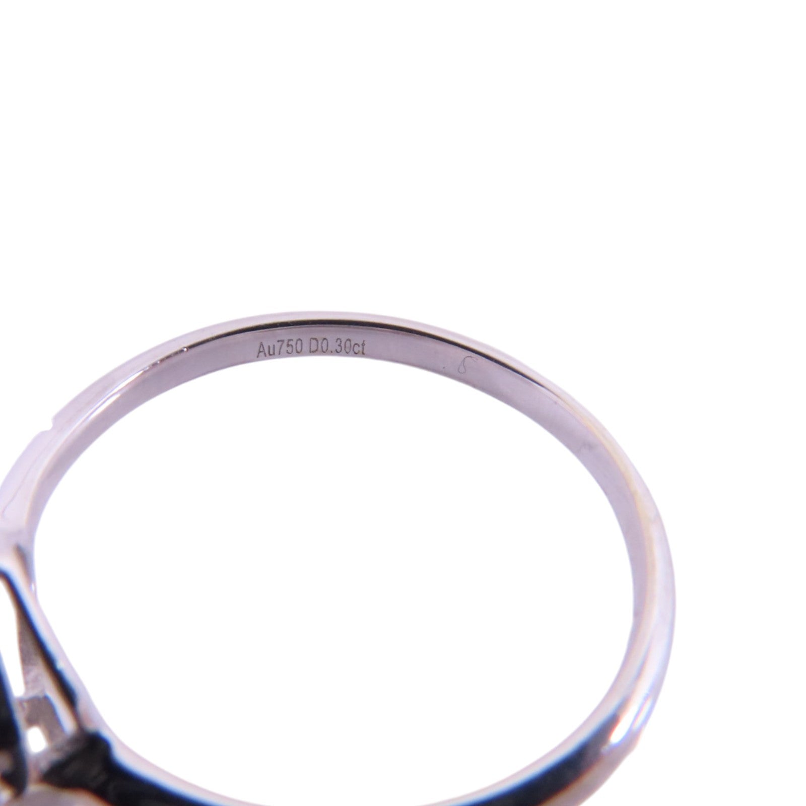 JEWELRY 【激減優惠】18K白金Diamond Ring鑽石戒指US#5.25