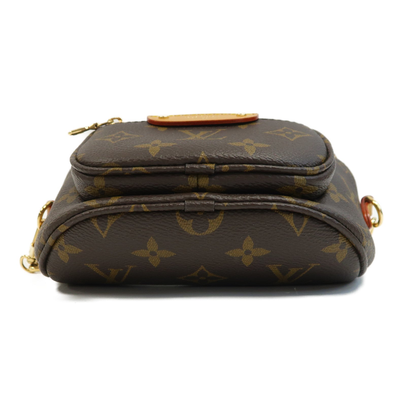 LOUIS VUITTON Monogram Mini Bumbag金扣手挽肩背兩用袋啡色