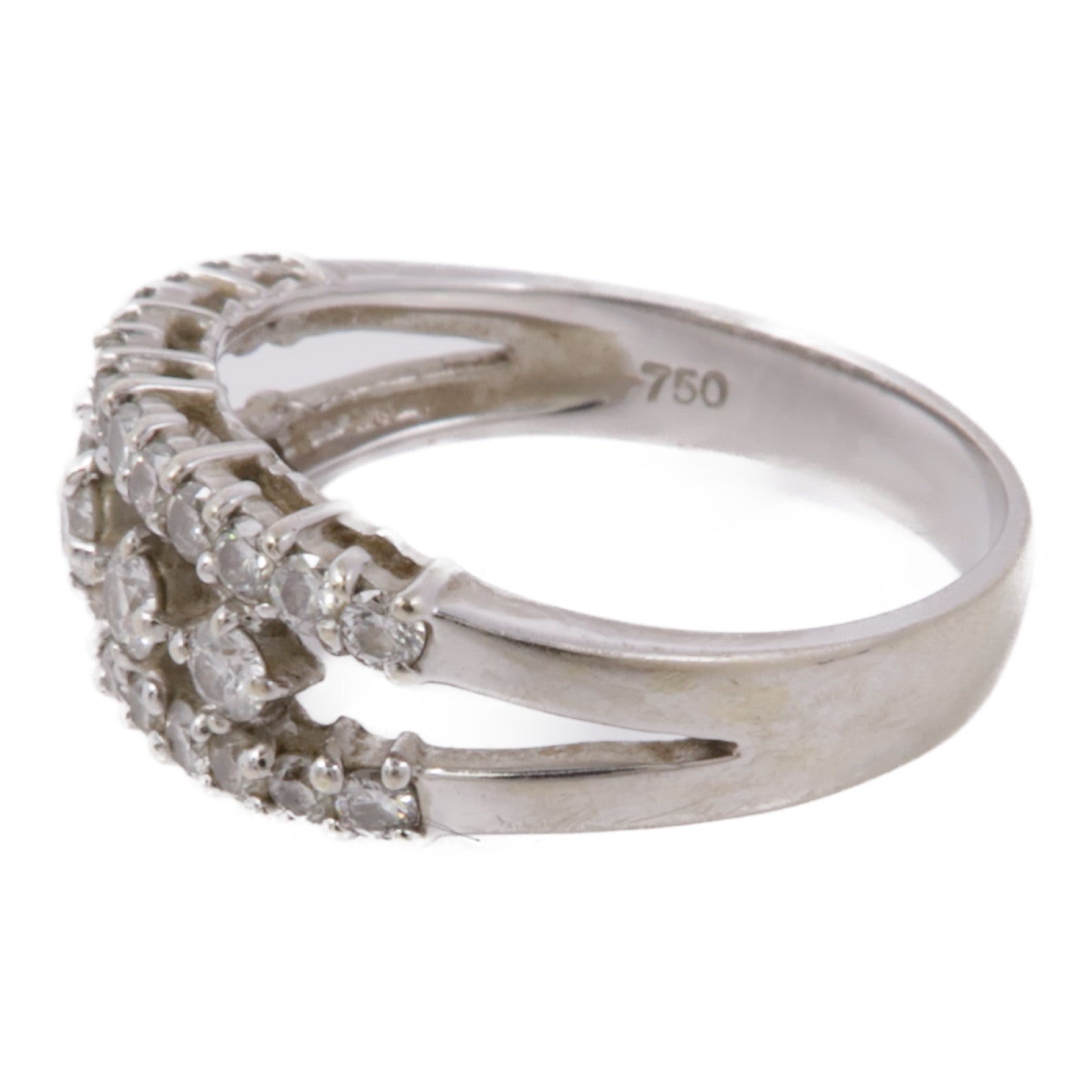 JEWELRY 【激減優惠】18K白金Diamond Ring鑽石戒指US#6.25