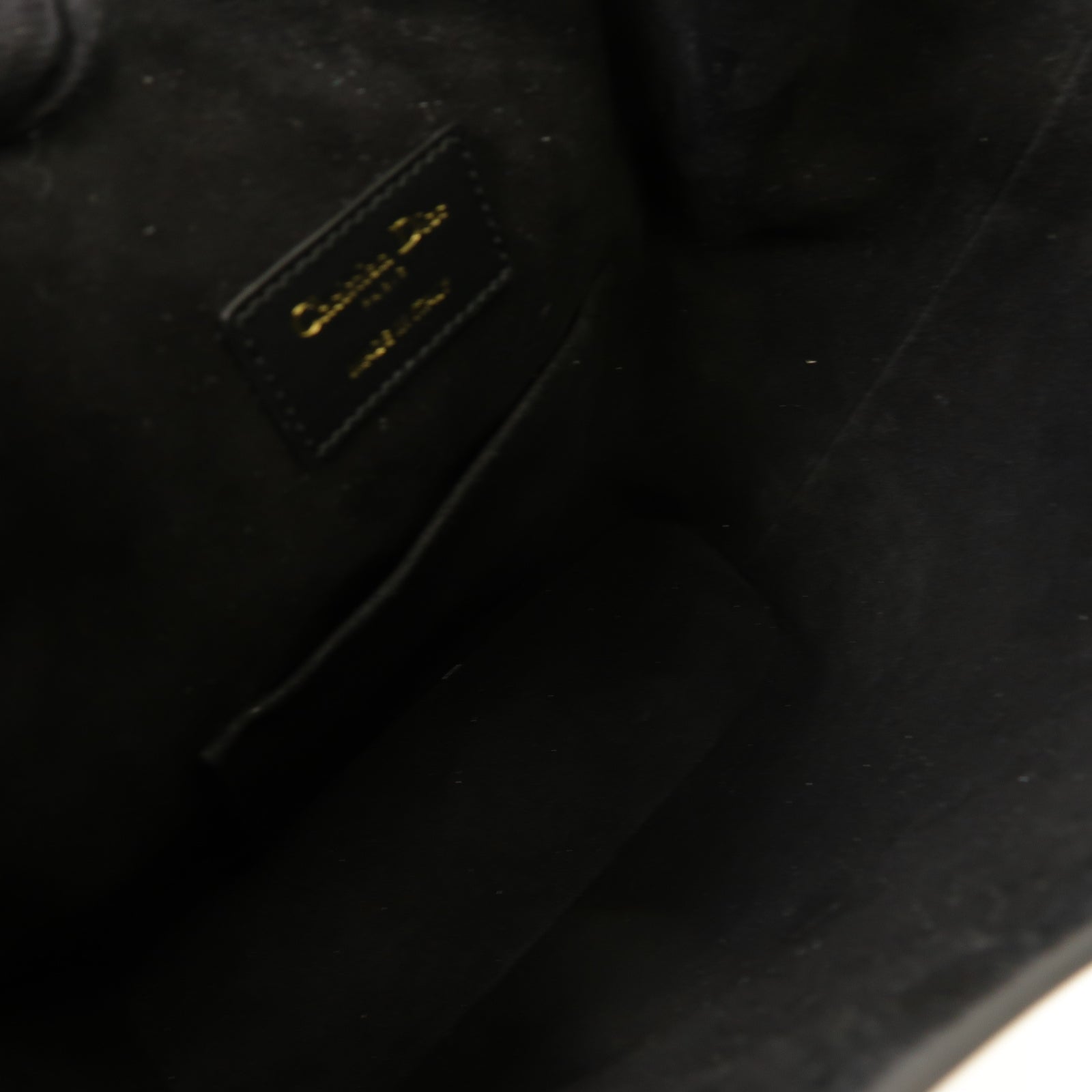 Dior 牛皮皮革2way Shoulder Bag金扣手挽肩背兩用袋黑色