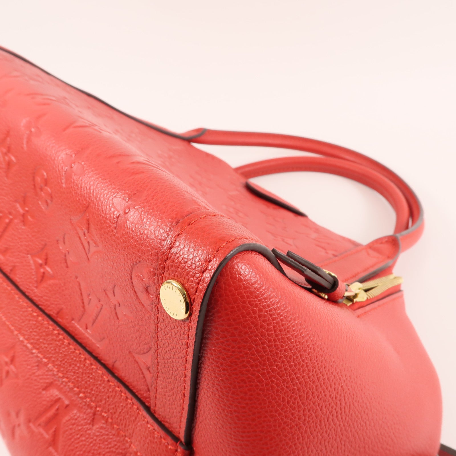 LOUIS VUITTON Monogram Empreinte Marais金扣手挽袋