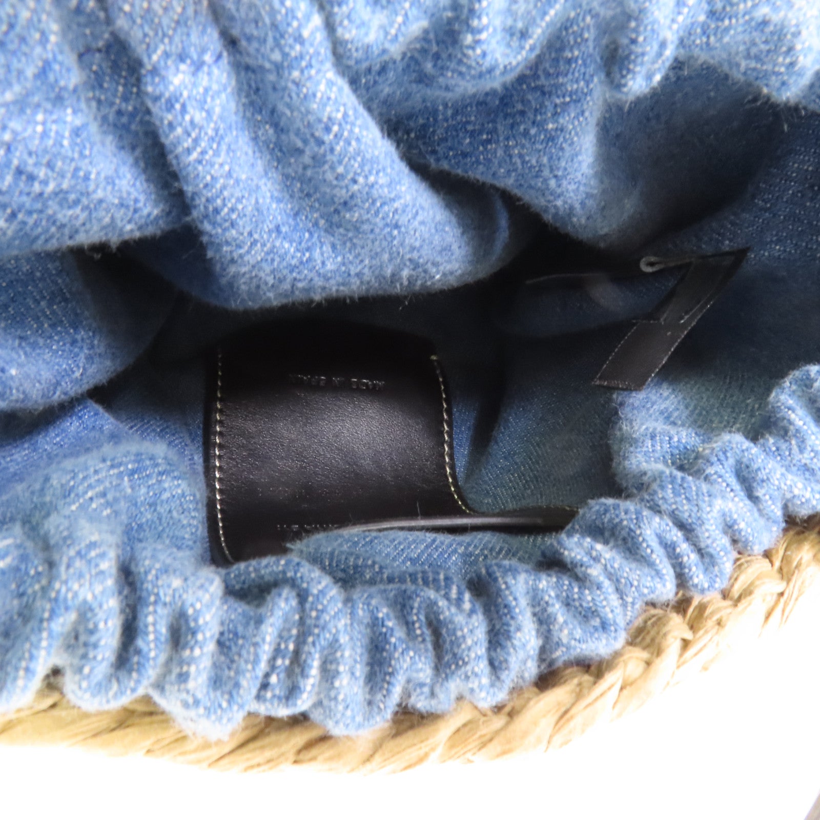 Chloe Raffia Denim Woody Small Basket Bag手挽肩背兩用袋