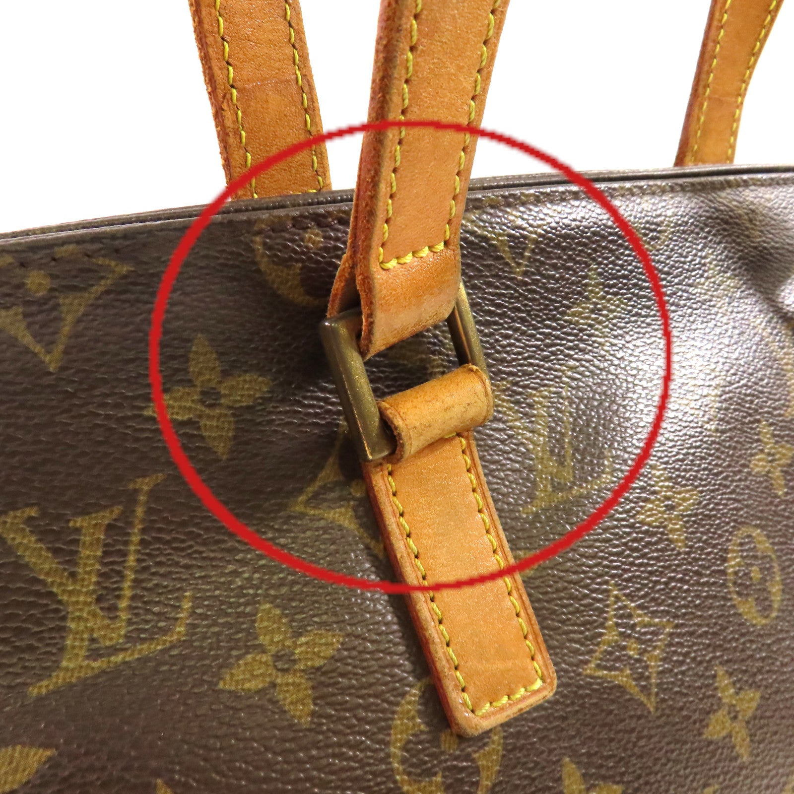 LOUIS VUITTON 【激減優惠】Monogram Cabas Piano Tote Bag金扣肩背袋啡色