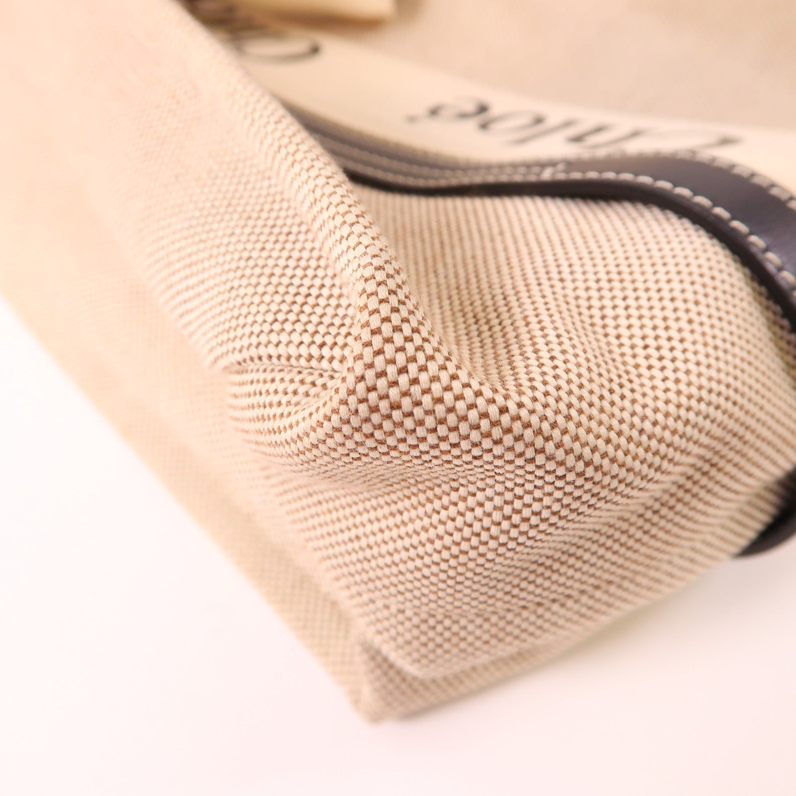 Chloe 【激減優惠】帆布Woody Tote Bag手挽袋