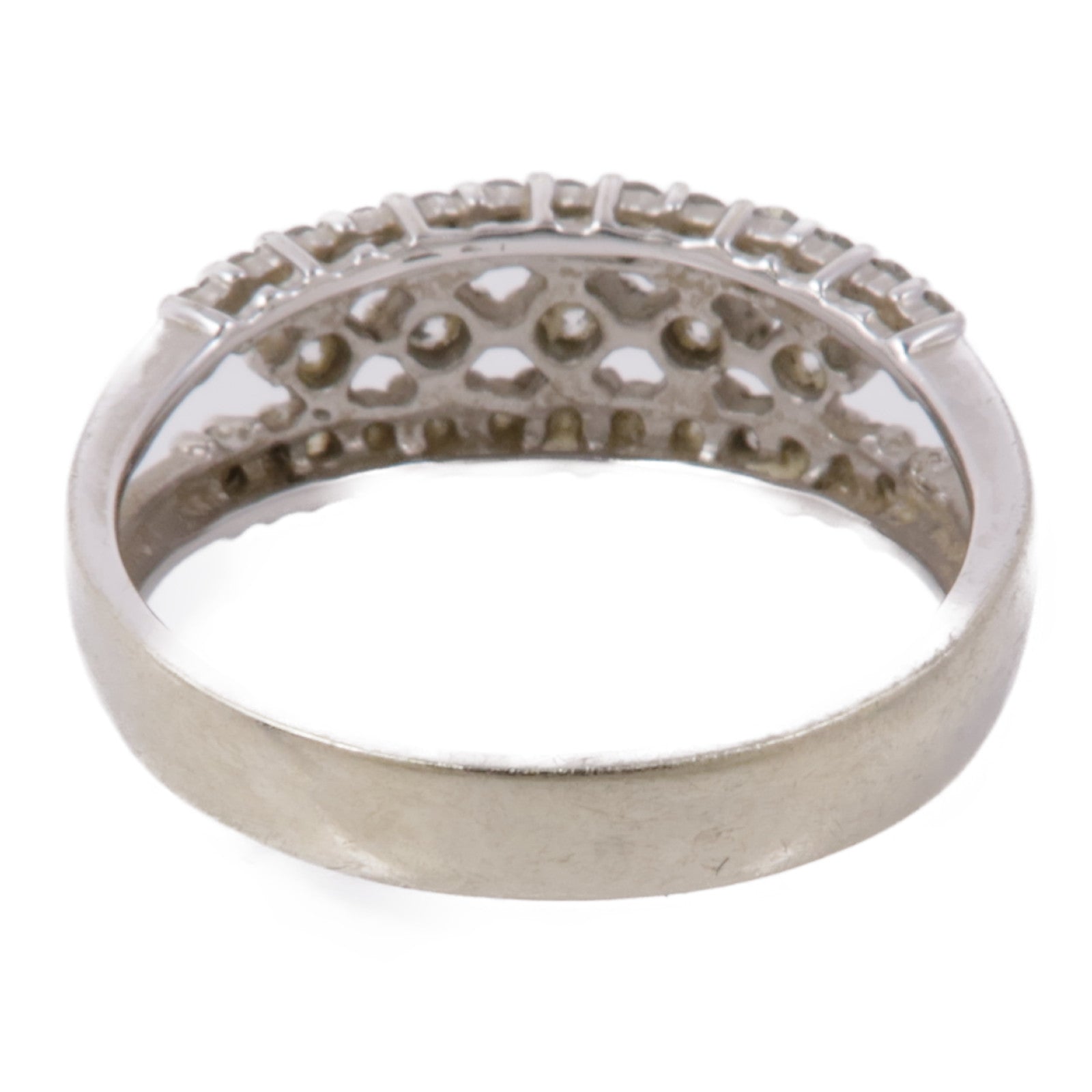 JEWELRY 【激減優惠】18K白金Diamond Ring鑽石戒指US#6.25