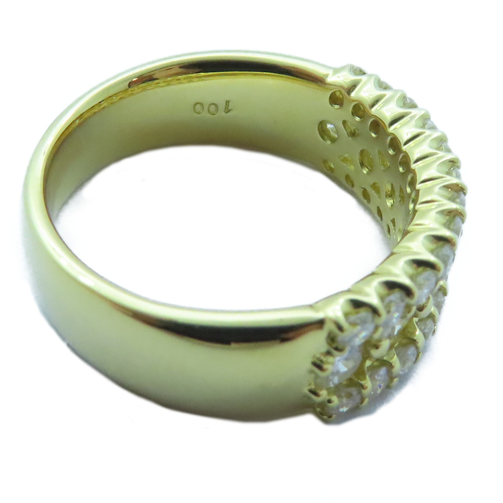 JEWELRY 【激減優惠】18K黃金Diamond Ring 1.00ct鑽石戒指US#6