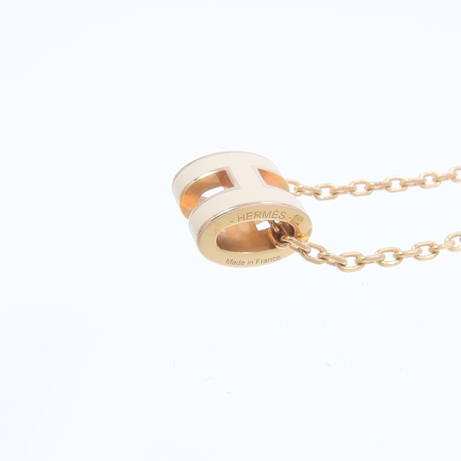 HERMES 金屬/琺瑯Mini Pop H Necklace項鍊