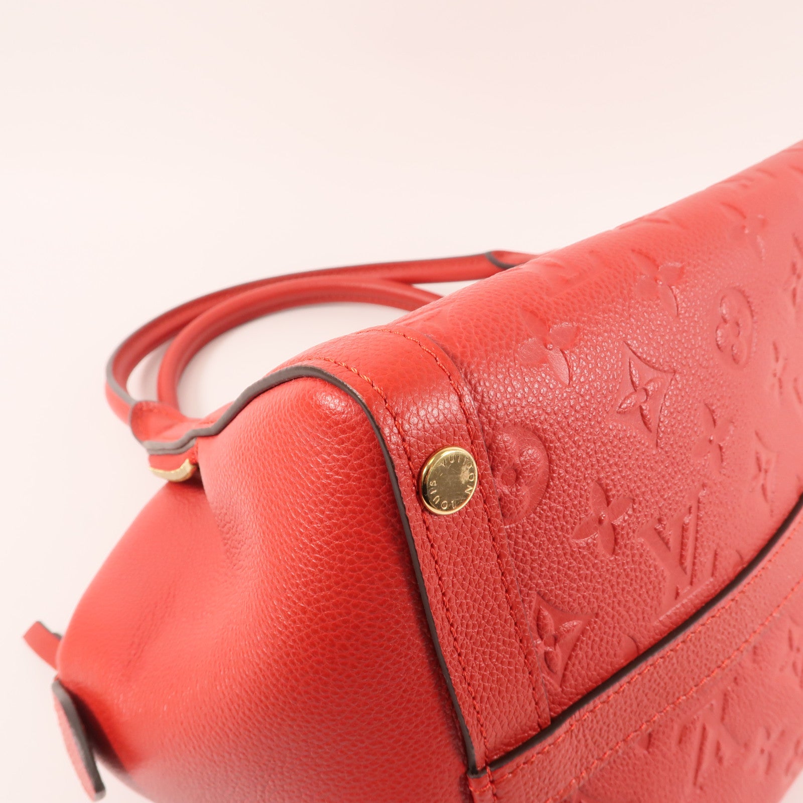 LOUIS VUITTON Monogram Empreinte Marais金扣手挽袋