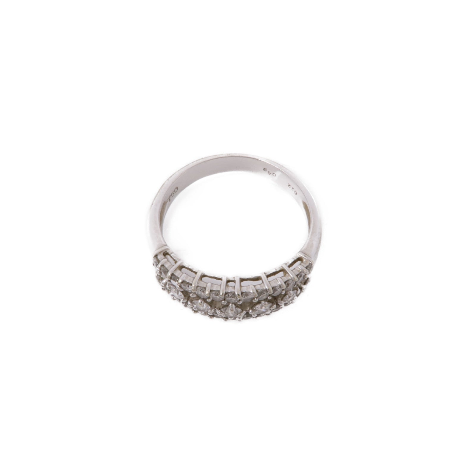 JEWELRY 【激減優惠】18K白金Diamond Ring鑽石戒指US#6.25