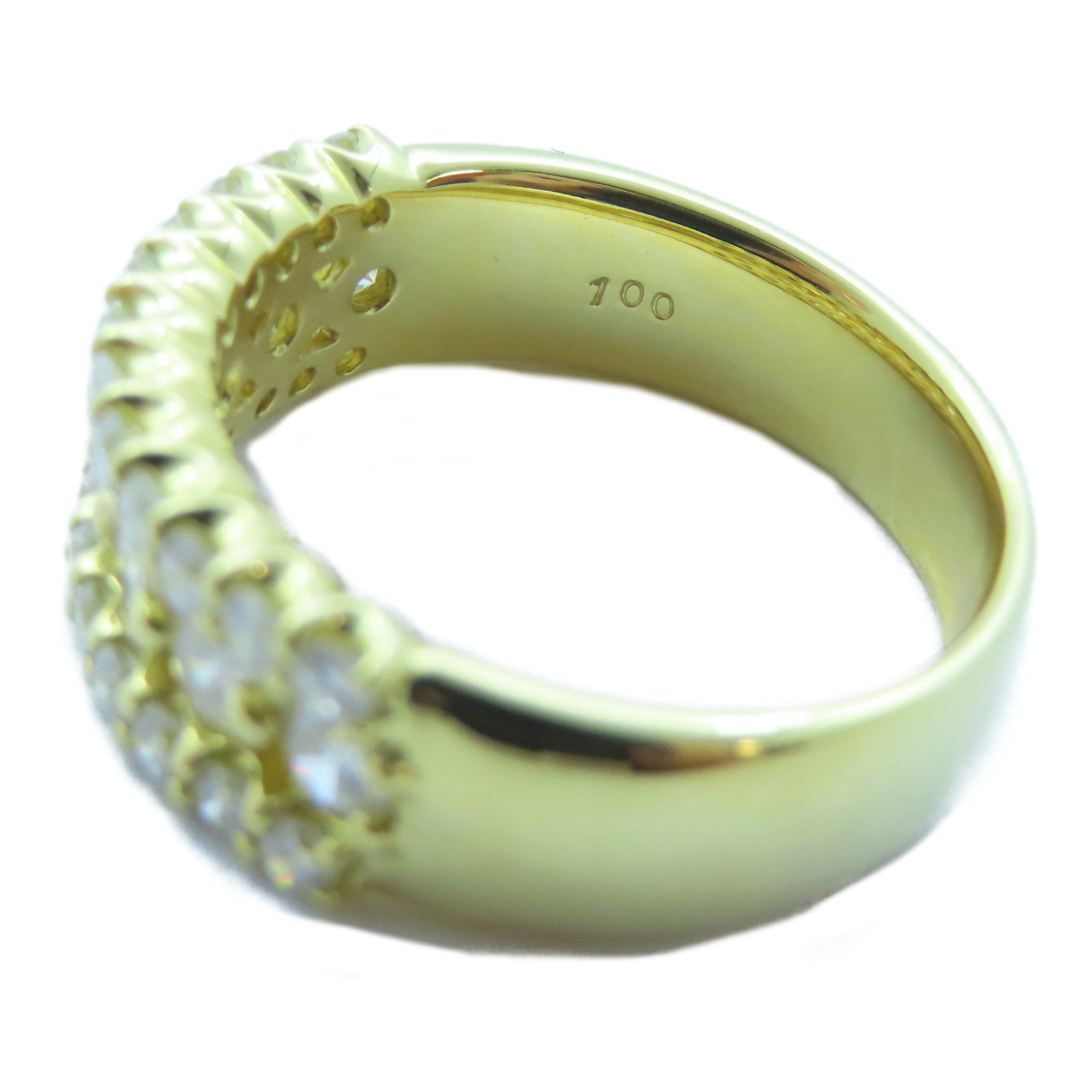 JEWELRY 【激減優惠】18K黃金Diamond Ring 1.00ct鑽石戒指US#6