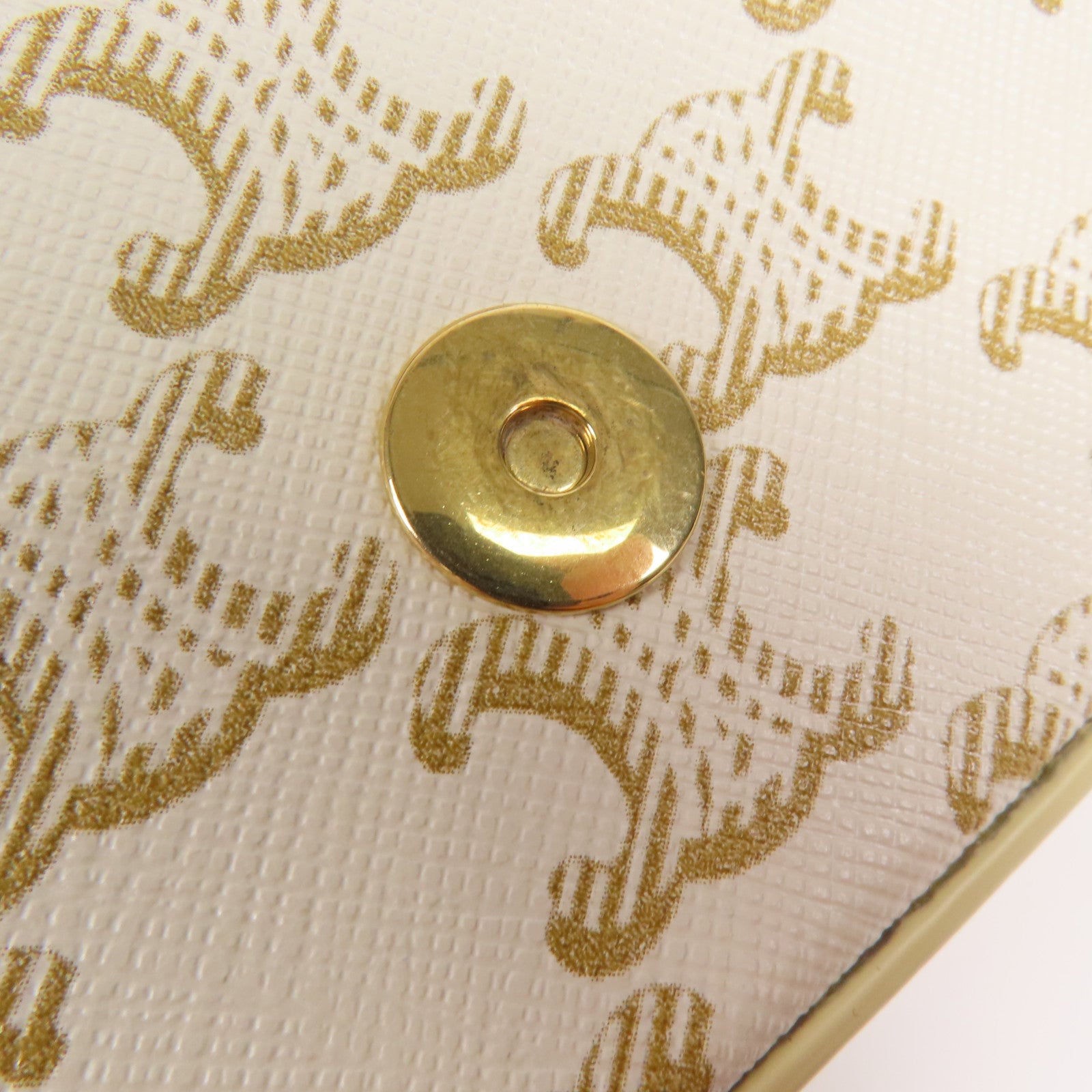 CELINE 塗層帆布Tabou Bag金扣手挽肩背兩用袋