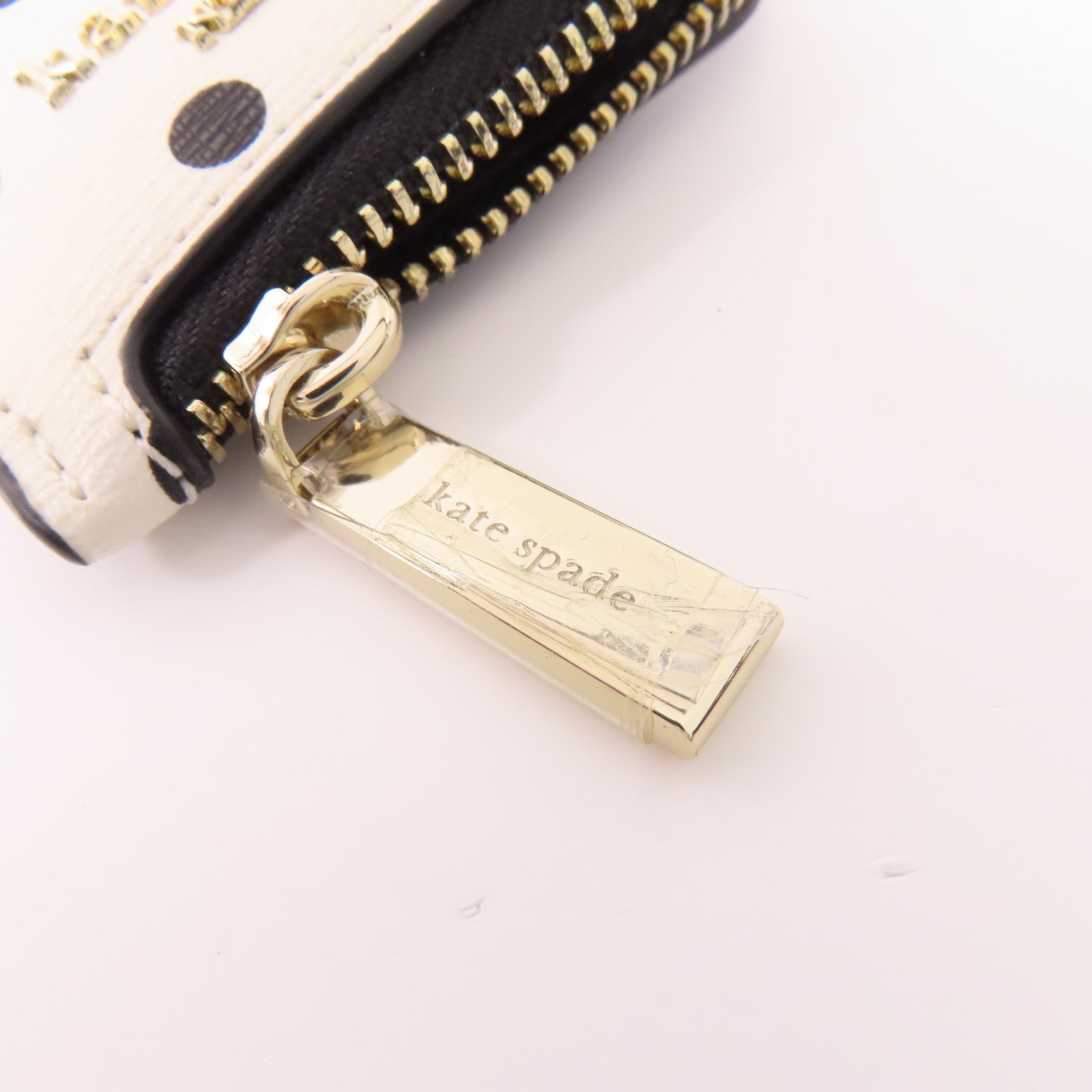 Kate Spade 牛皮皮革Card Case銀扣卡片套