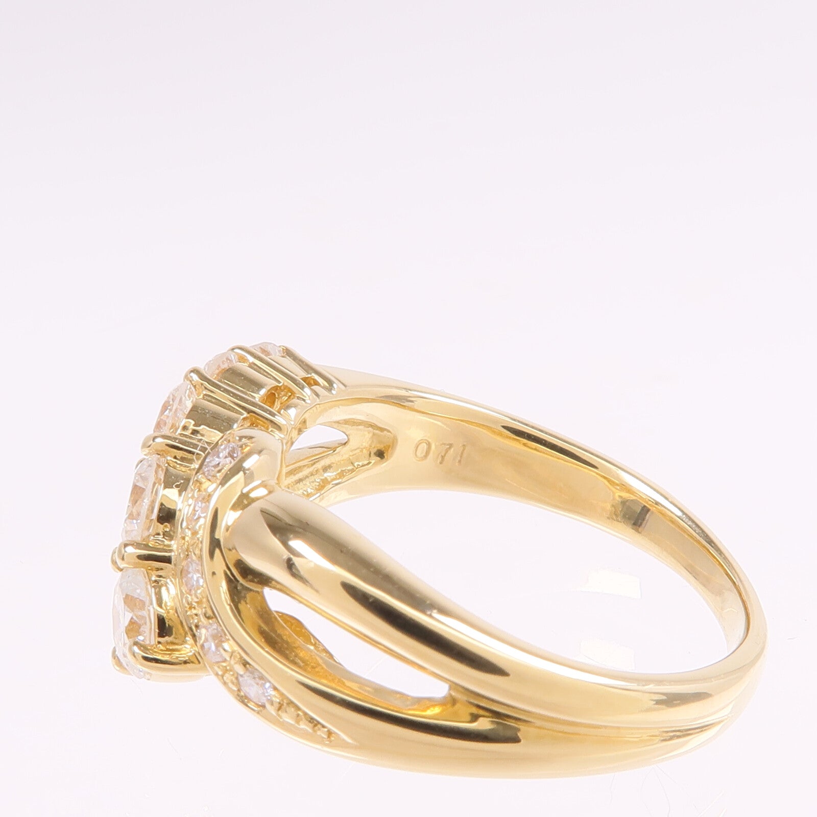 JEWELRY 【激減優惠】18K黃金Diamond Ring鑽石戒指US#6
