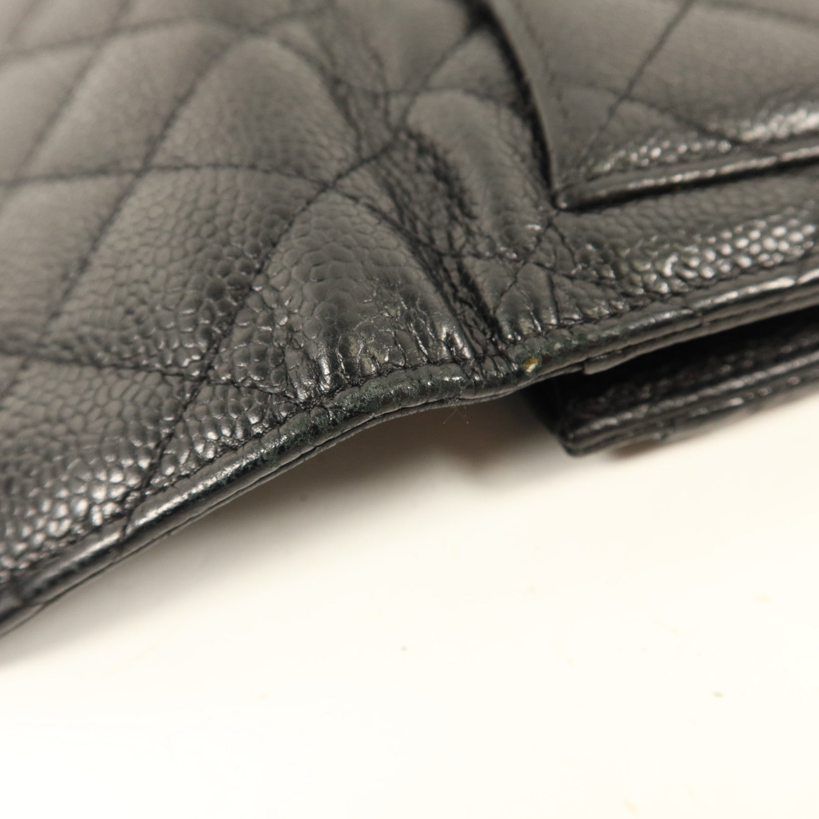 CHANEL 牛皮皮革Wallet銀扣錢包