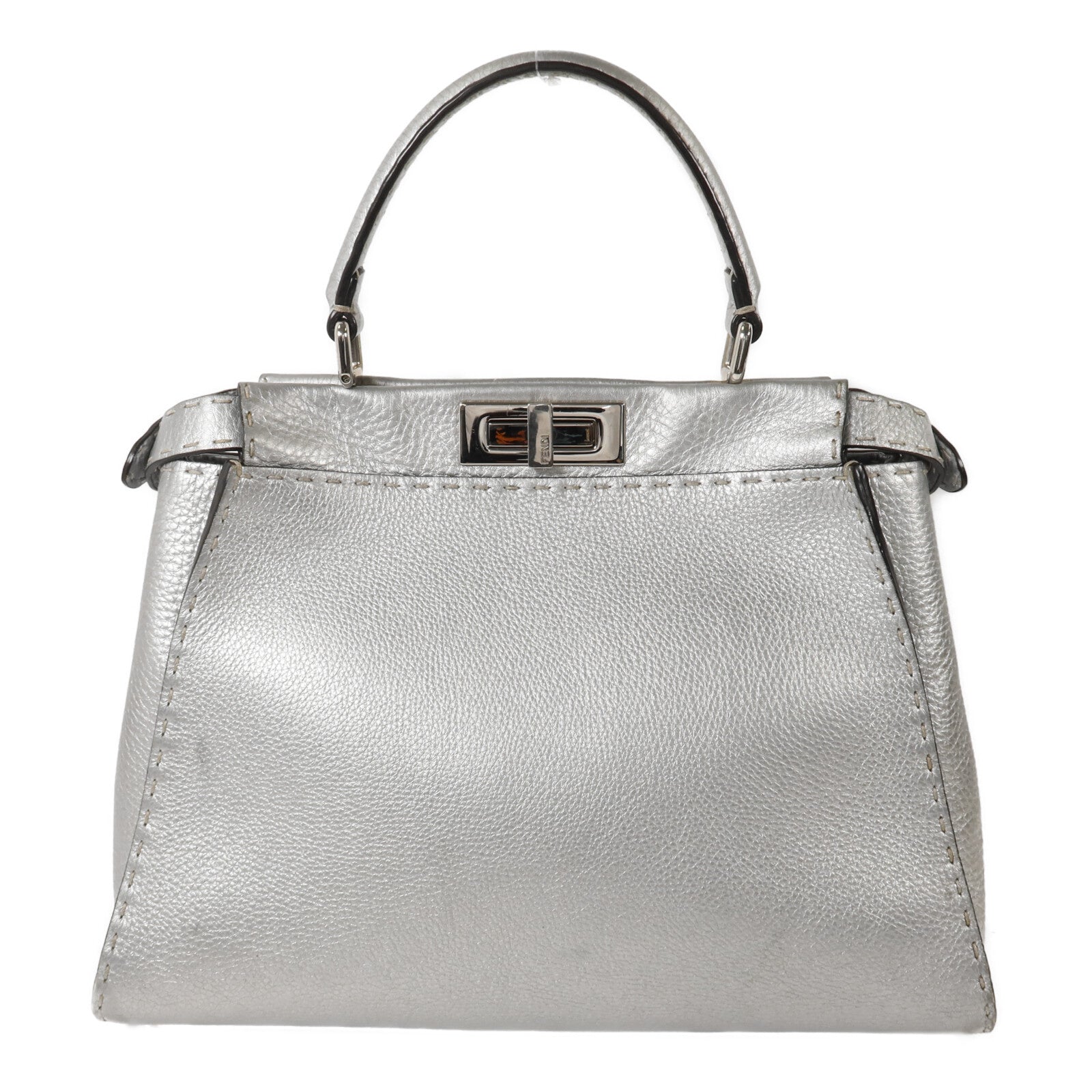 FENDI 牛皮皮革Peekaboo Medium手挽肩背兩用袋