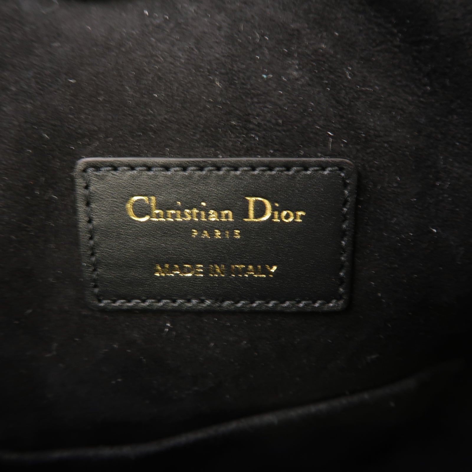Dior 牛皮皮革2way Shoulder Bag金扣手挽肩背兩用袋黑色