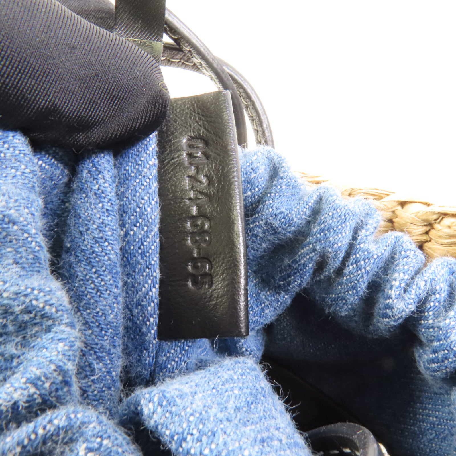 Chloe Raffia Denim Woody Small Basket Bag手挽肩背兩用袋