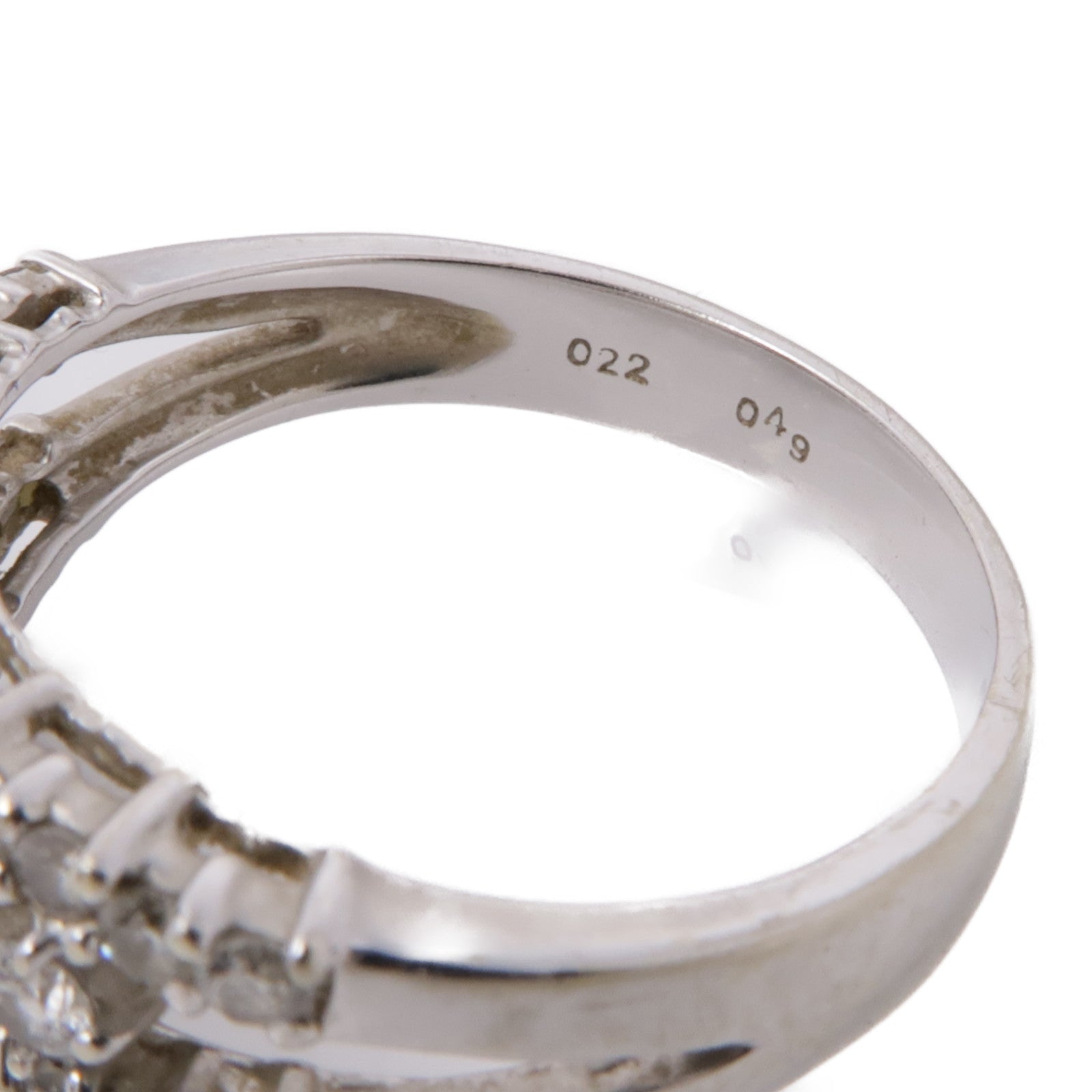 JEWELRY 【激減優惠】18K白金Diamond Ring鑽石戒指US#6.25