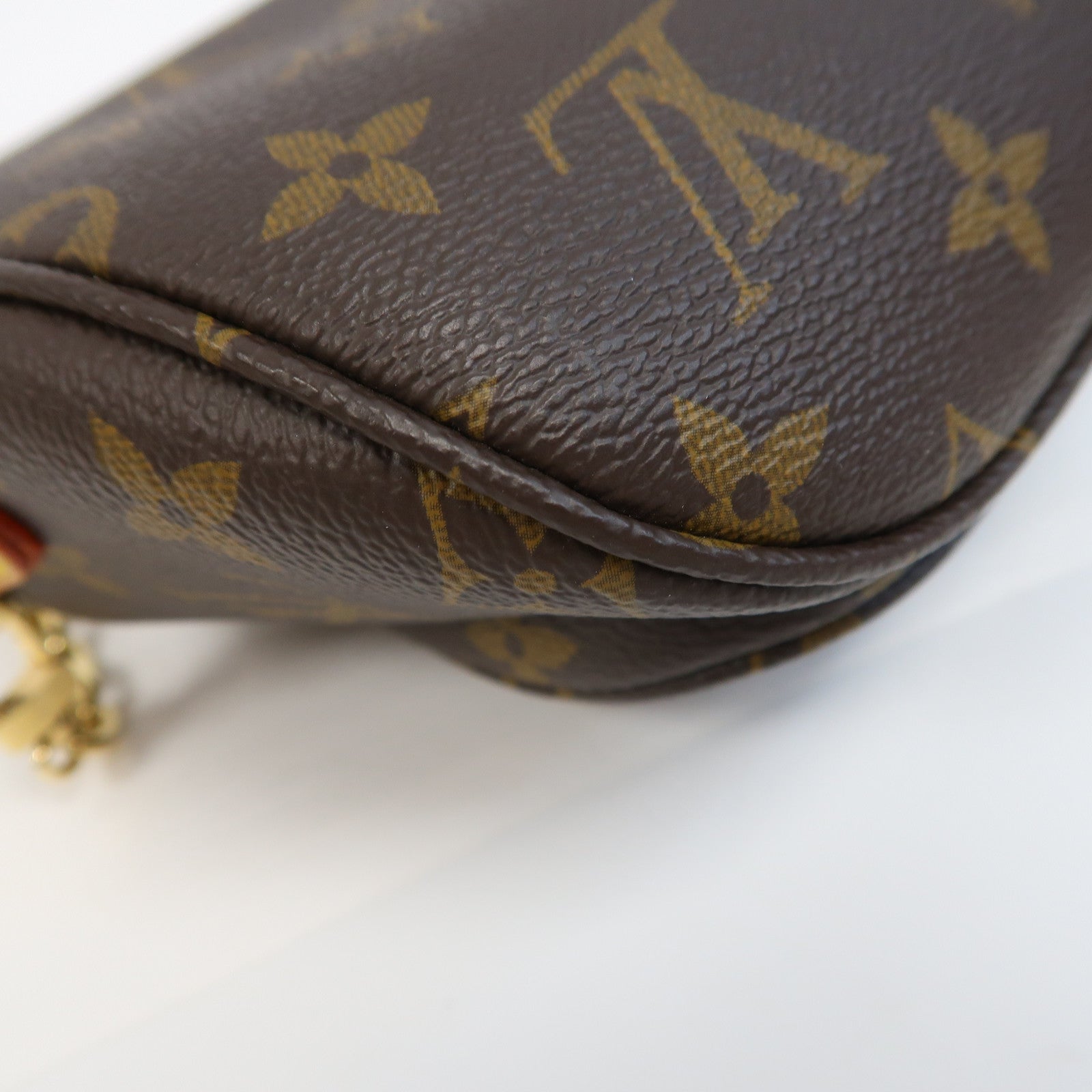LOUIS VUITTON Monogram Mini Bumbag金扣手挽肩背兩用袋啡色