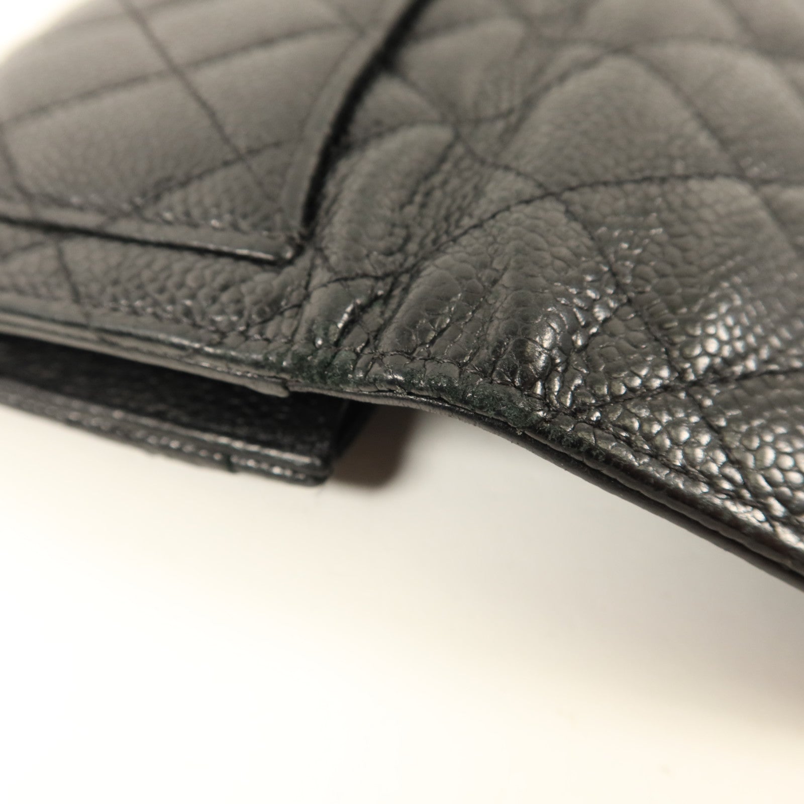 CHANEL 牛皮皮革Wallet銀扣錢包