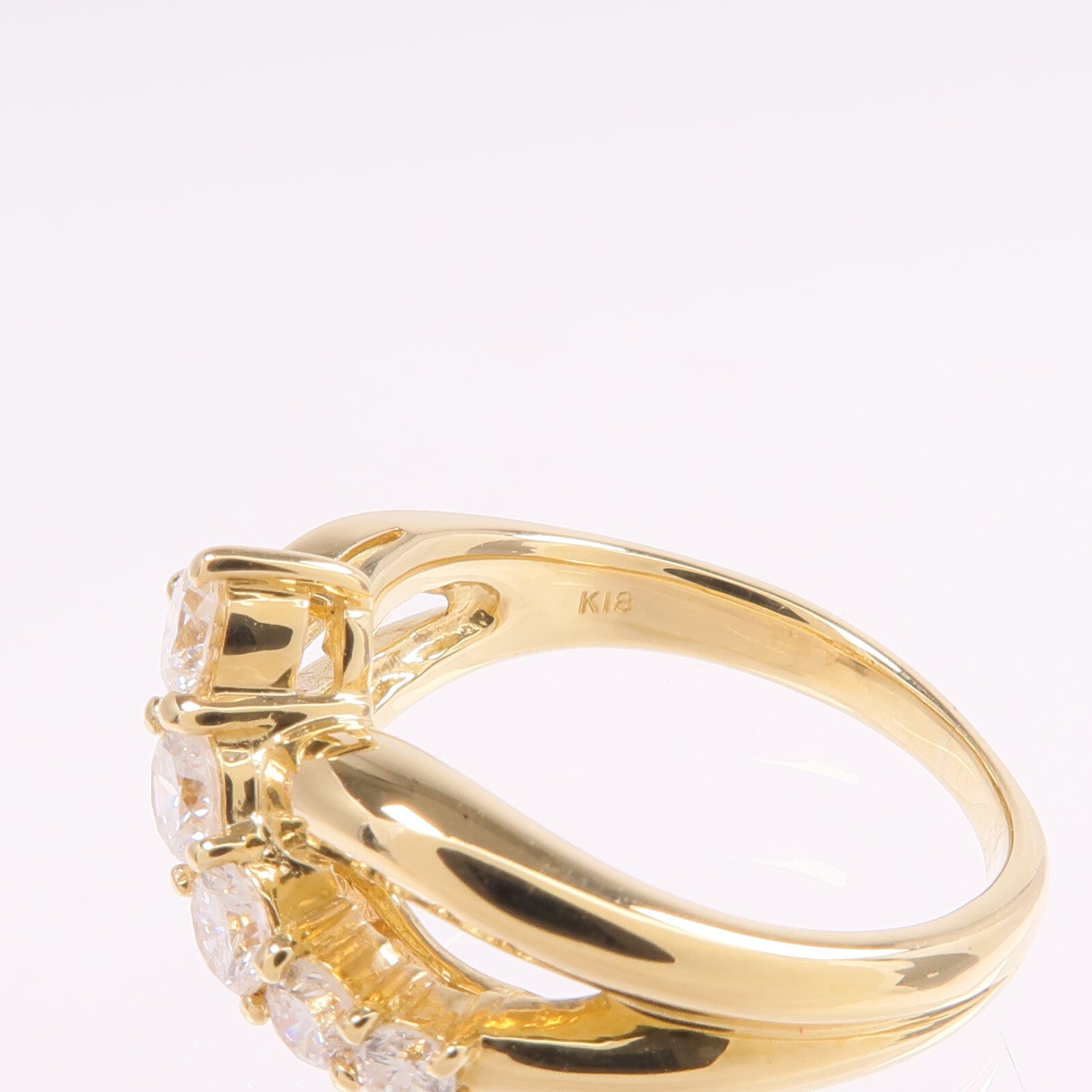 JEWELRY 【激減優惠】18K黃金Diamond Ring鑽石戒指US#6