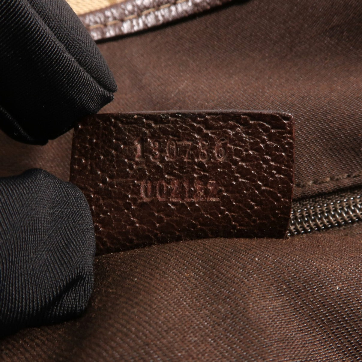 GUCCI 帆布Abbey金扣肩背袋