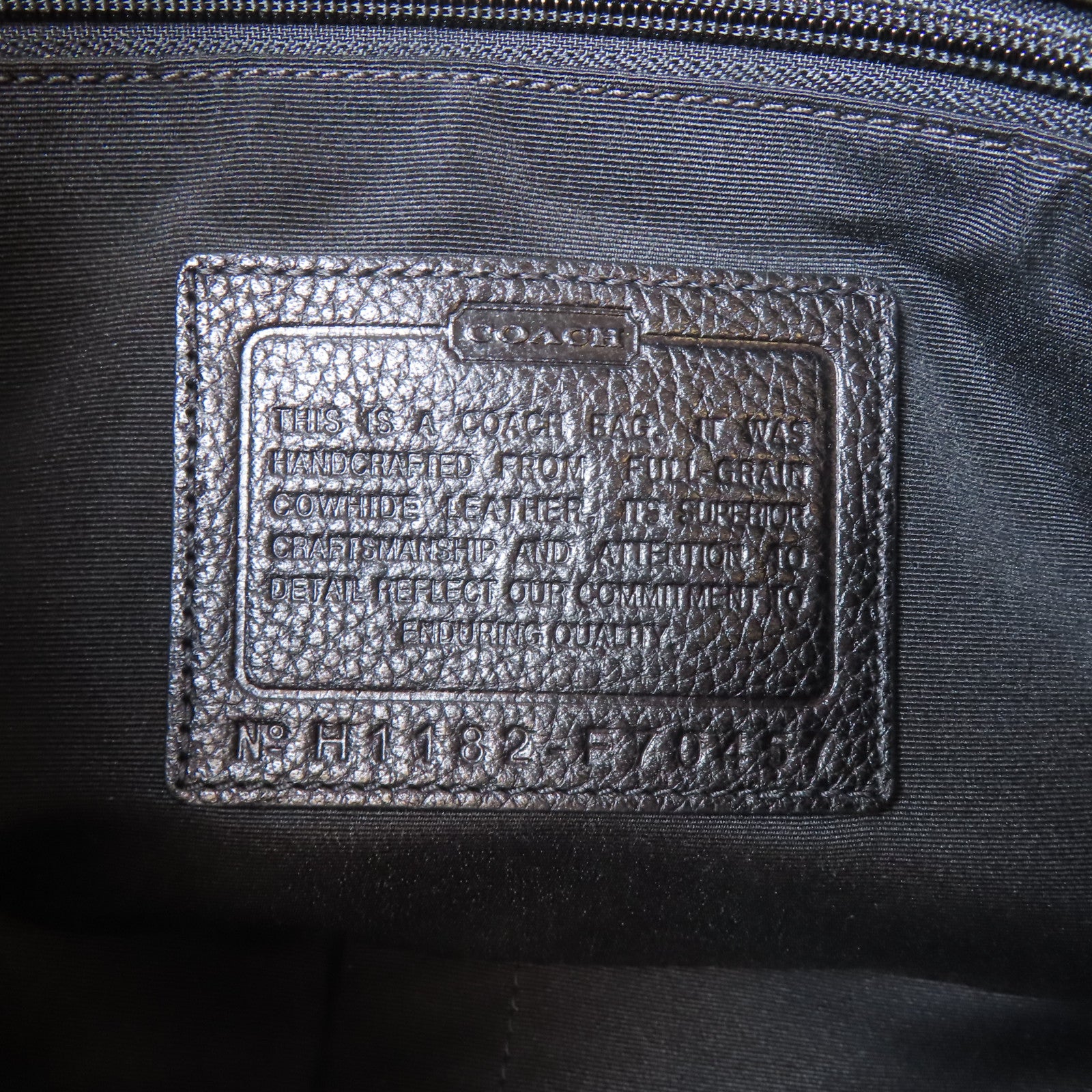 COACH 【激減優惠】牛皮皮革Shoulder Bag銀扣肩背袋黑色