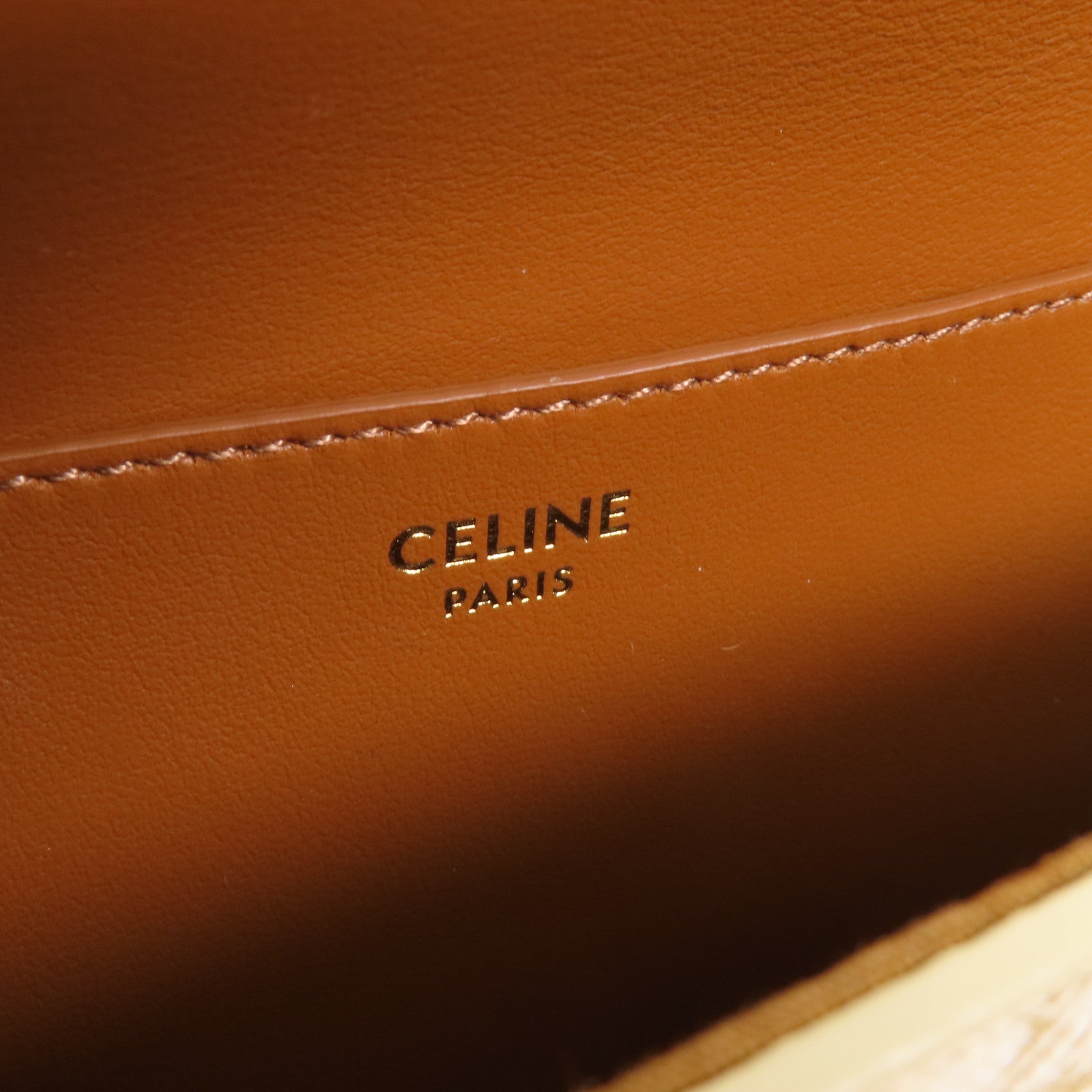 CELINE 塗層帆布Tabou Bag金扣手挽肩背兩用袋