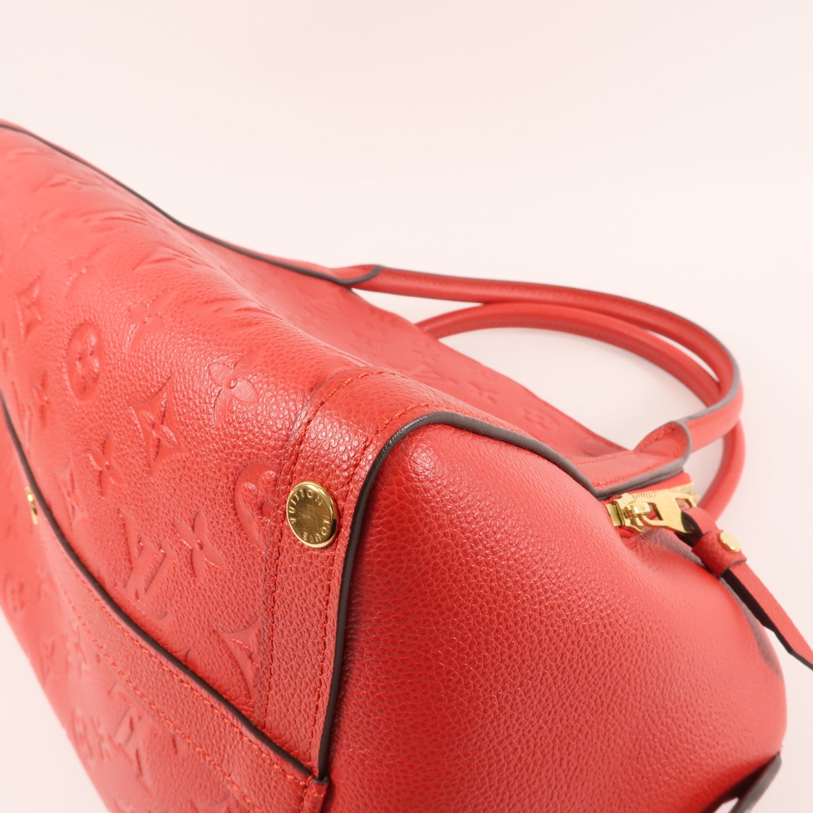 LOUIS VUITTON Monogram Empreinte Marais金扣手挽袋