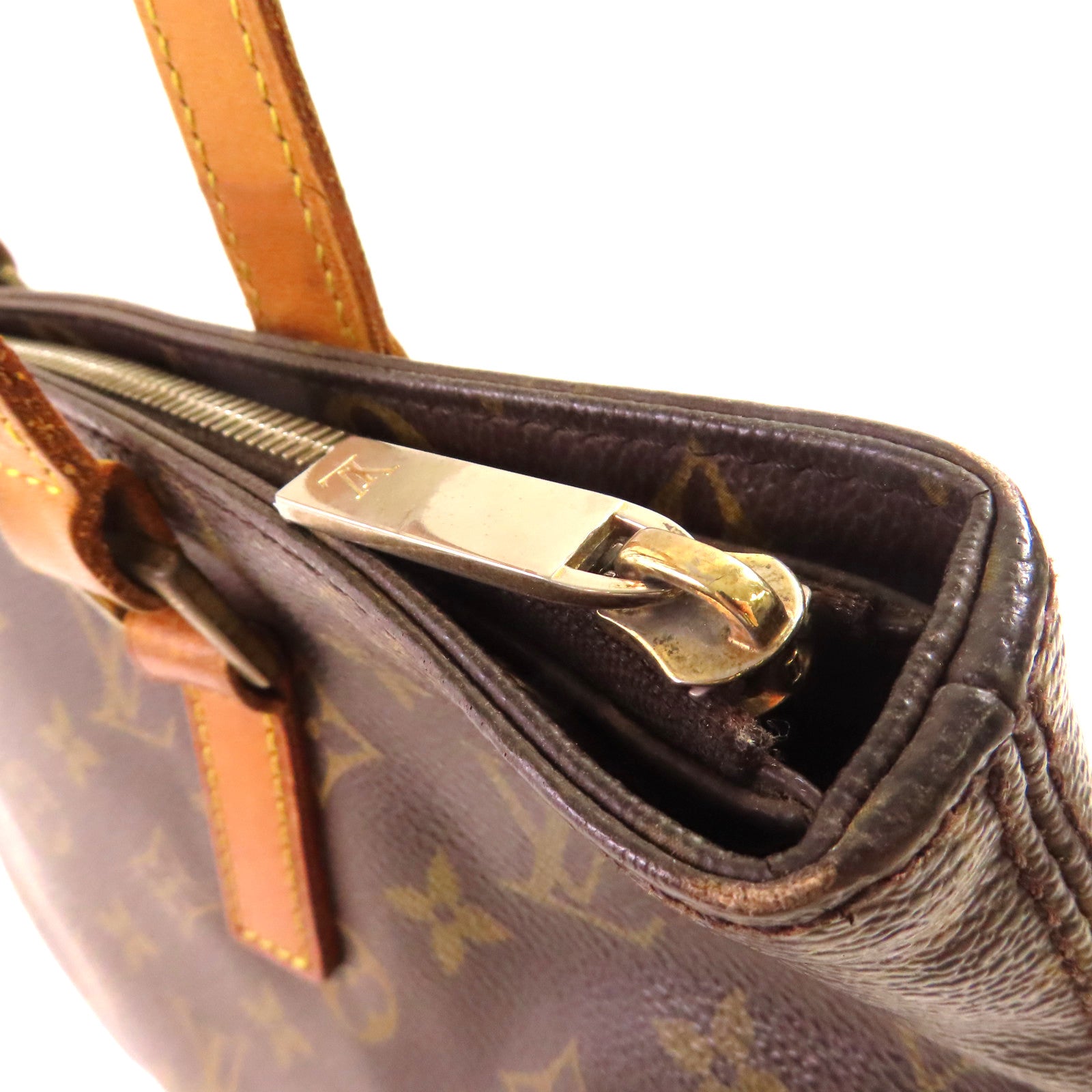 LOUIS VUITTON 【激減優惠】Monogram Cabas Piano Tote Bag金扣肩背袋啡色