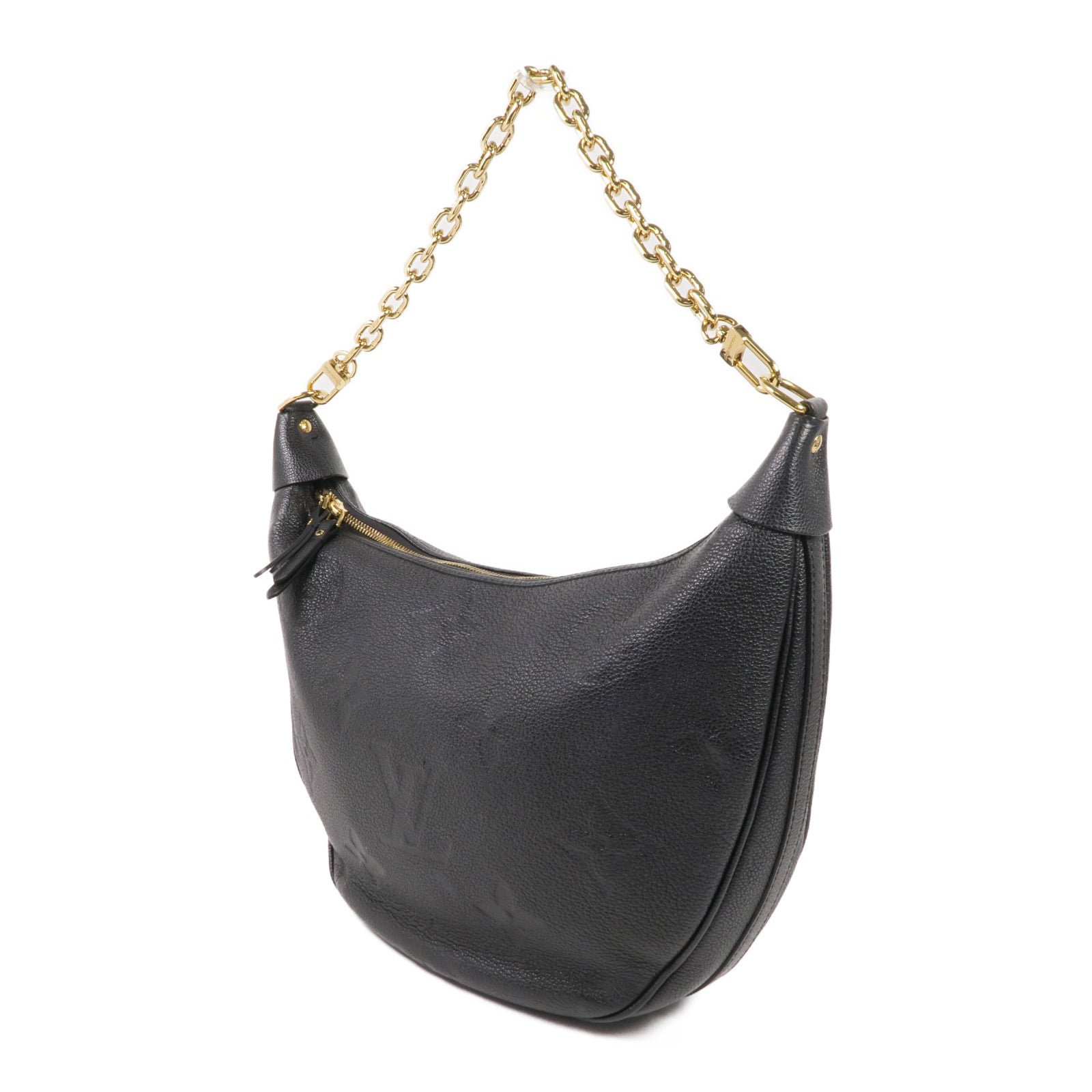 LOUIS VUITTON Monogram Empreinte Loop Hobo金扣手挽肩背兩用袋
