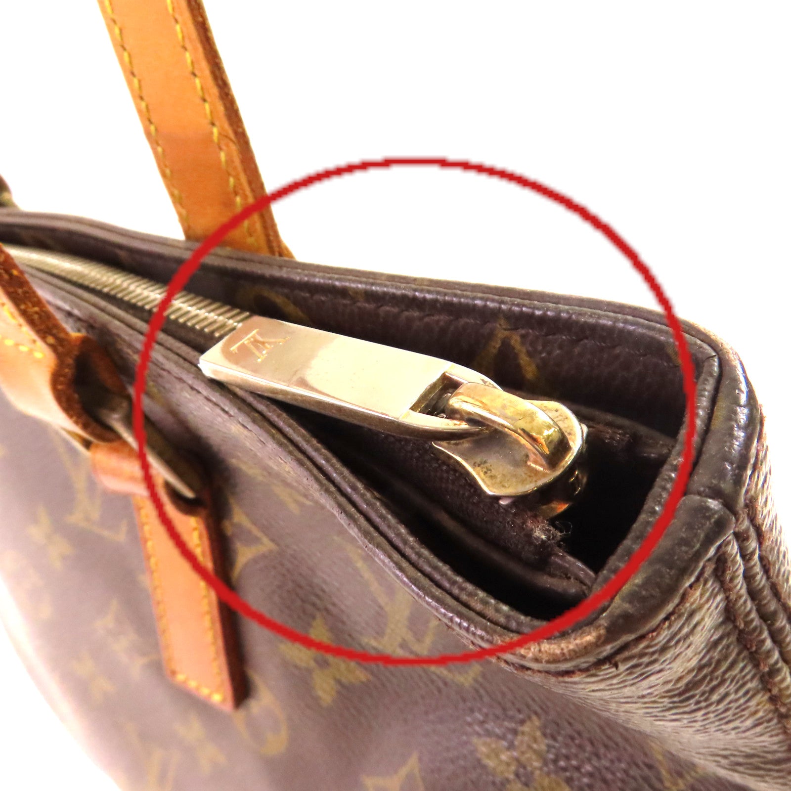 LOUIS VUITTON 【激減優惠】Monogram Cabas Piano Tote Bag金扣肩背袋啡色