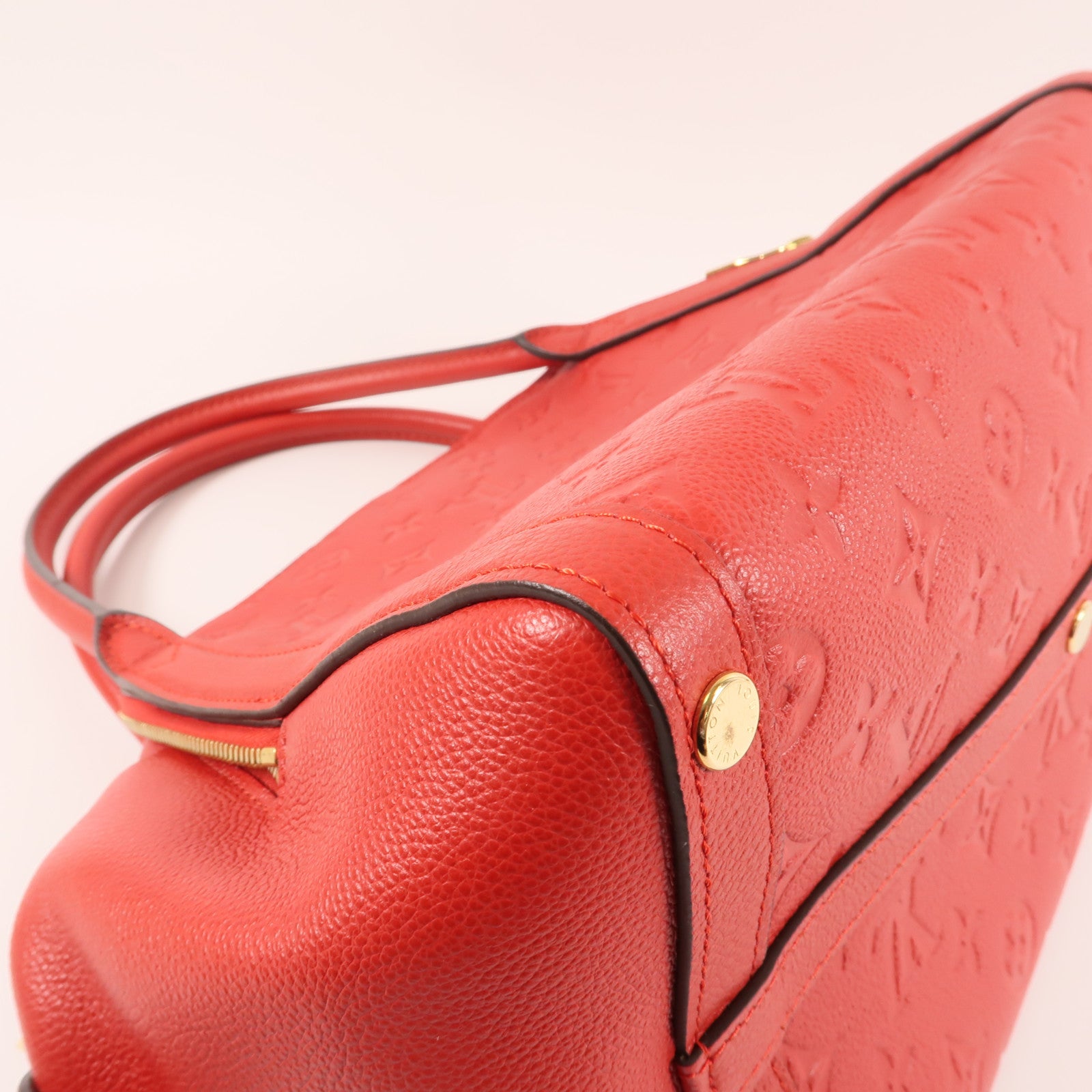 LOUIS VUITTON Monogram Empreinte Marais金扣手挽袋