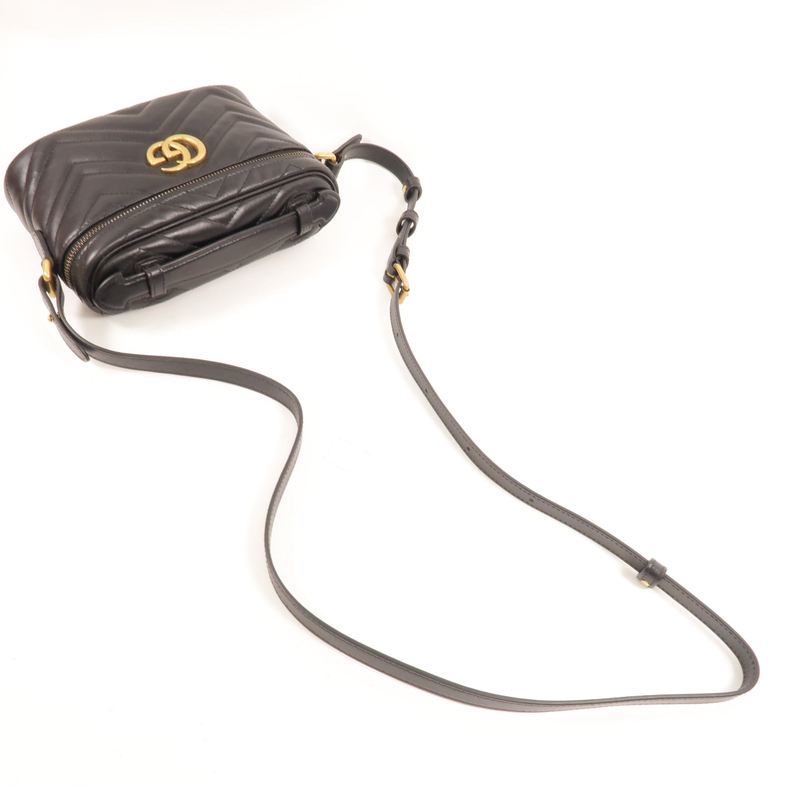 GUCCI 牛皮皮革Marmont Mini bag手挽肩背兩用袋