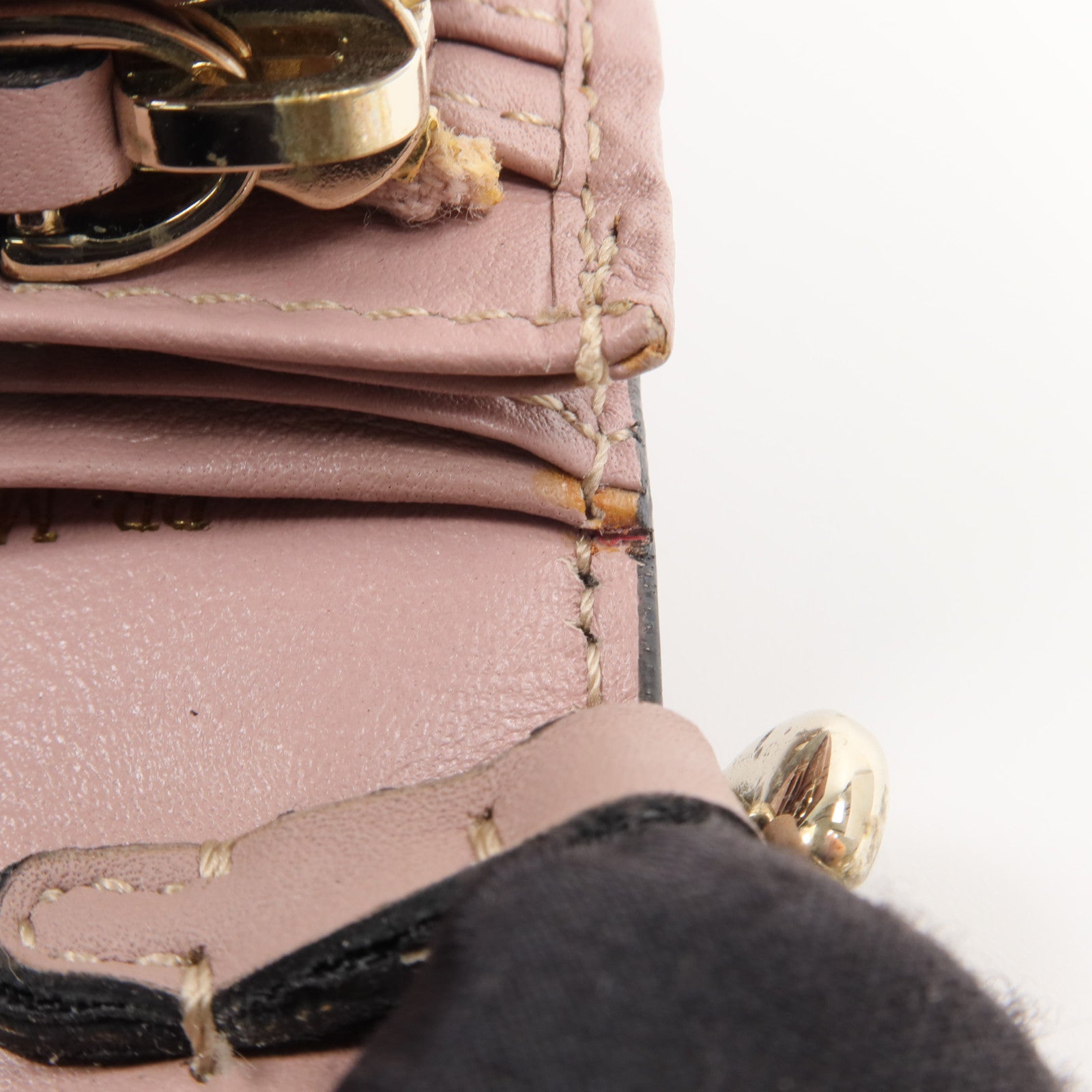 Valentino 牛皮皮革Rockstud Wristlet Wallet長錢包