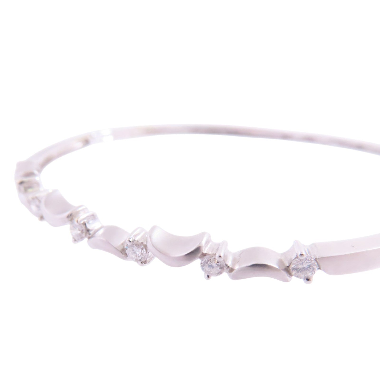 JEWELRY 【激減優惠】18K白金/鑽石Diamond Bangle手鐲
