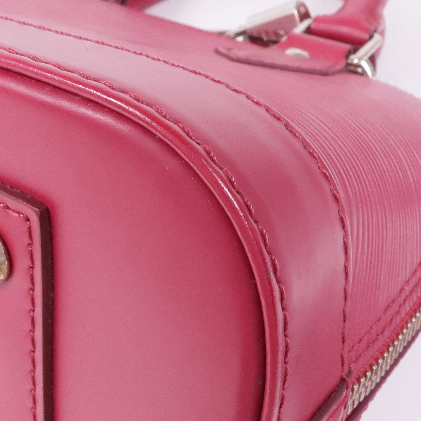 LOUIS VUITTON Epi Alma BB銀扣手挽肩背兩用袋