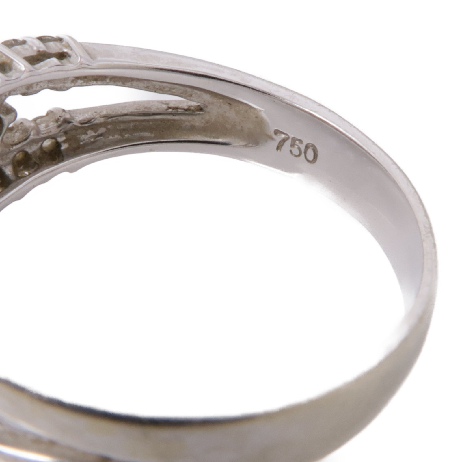 JEWELRY 【激減優惠】18K白金Diamond Ring鑽石戒指US#6.25