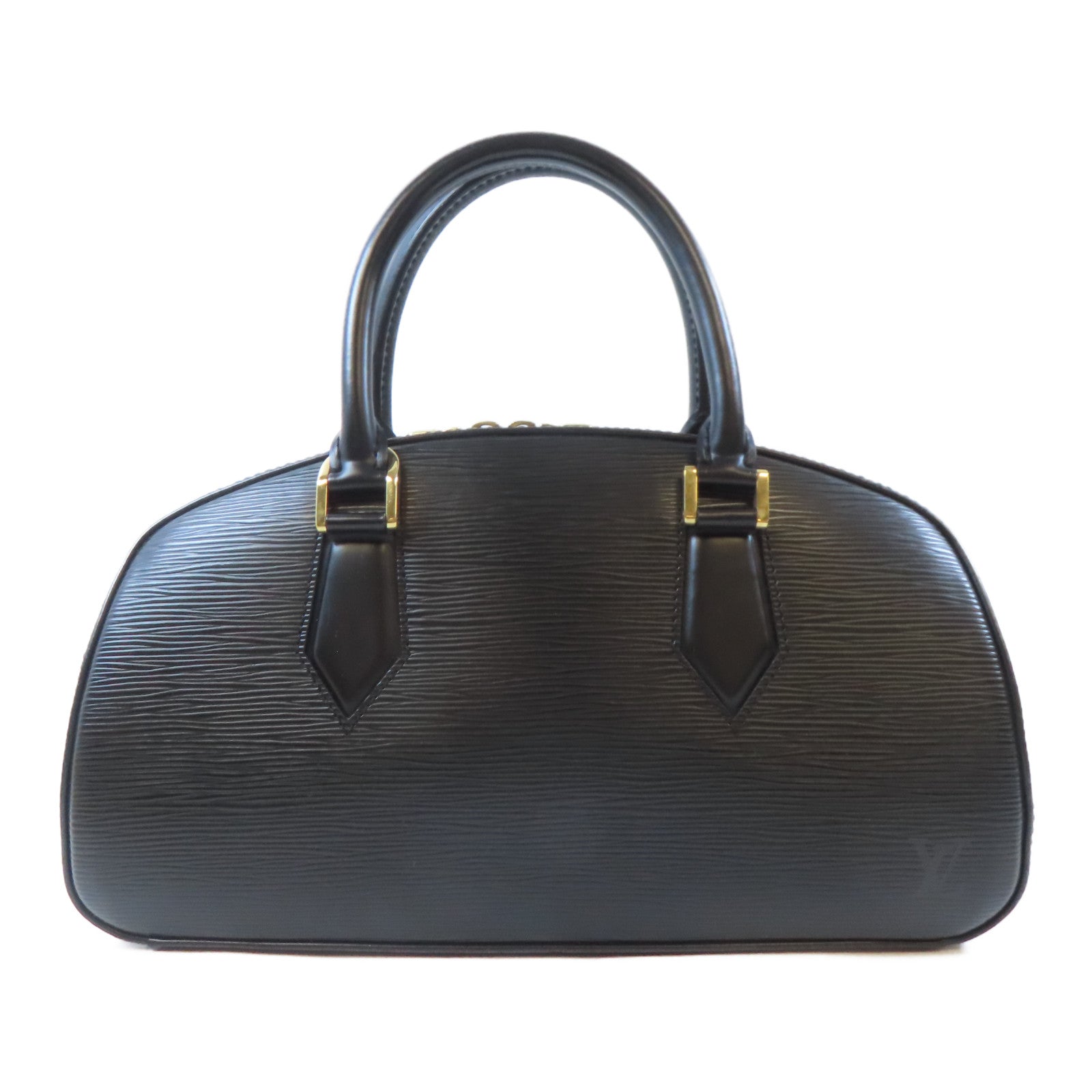 LOUIS VUITTON Epi Jasmin金扣手挽袋黑色