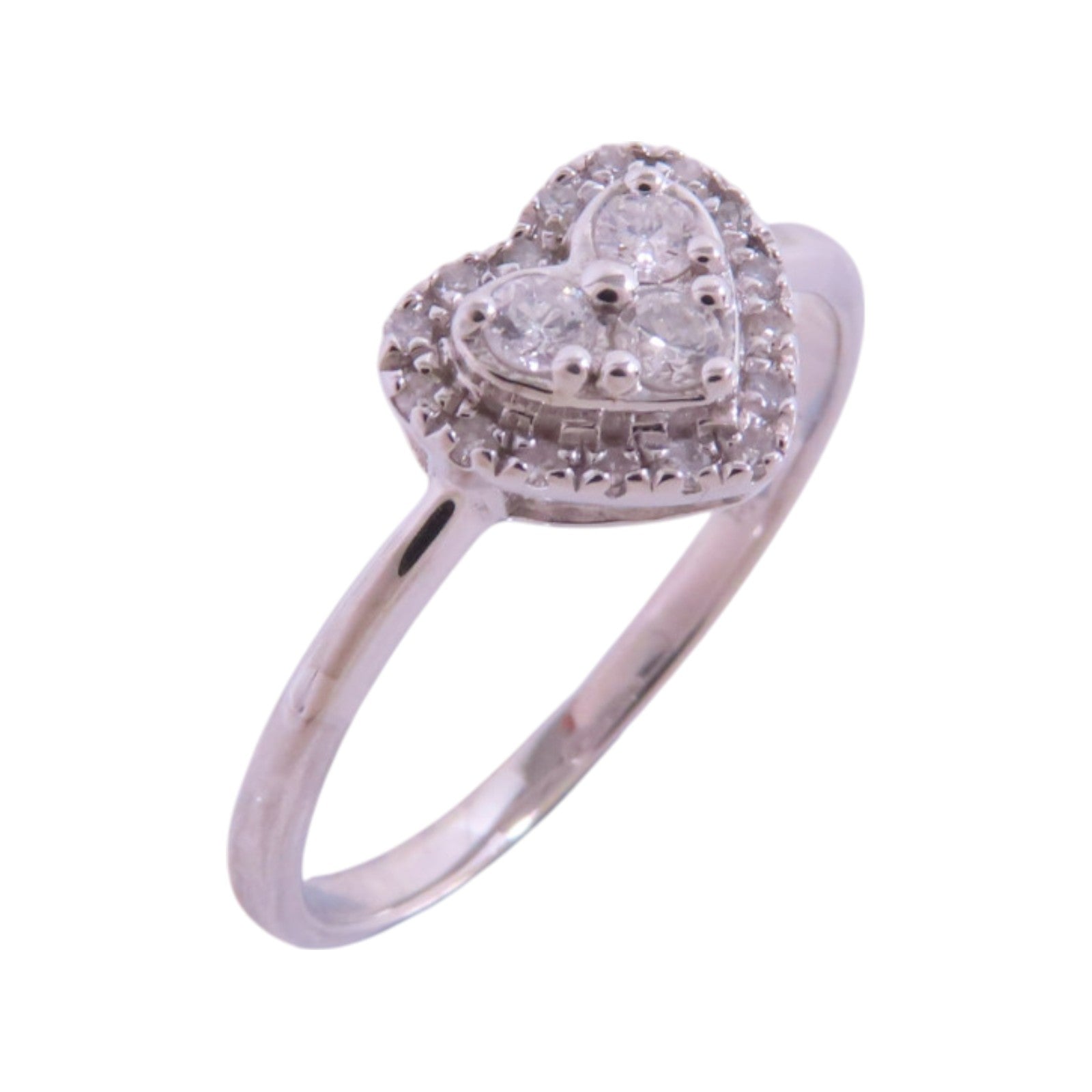 JEWELRY 【激減優惠】18K白金Diamond Ring鑽石戒指US#5.25