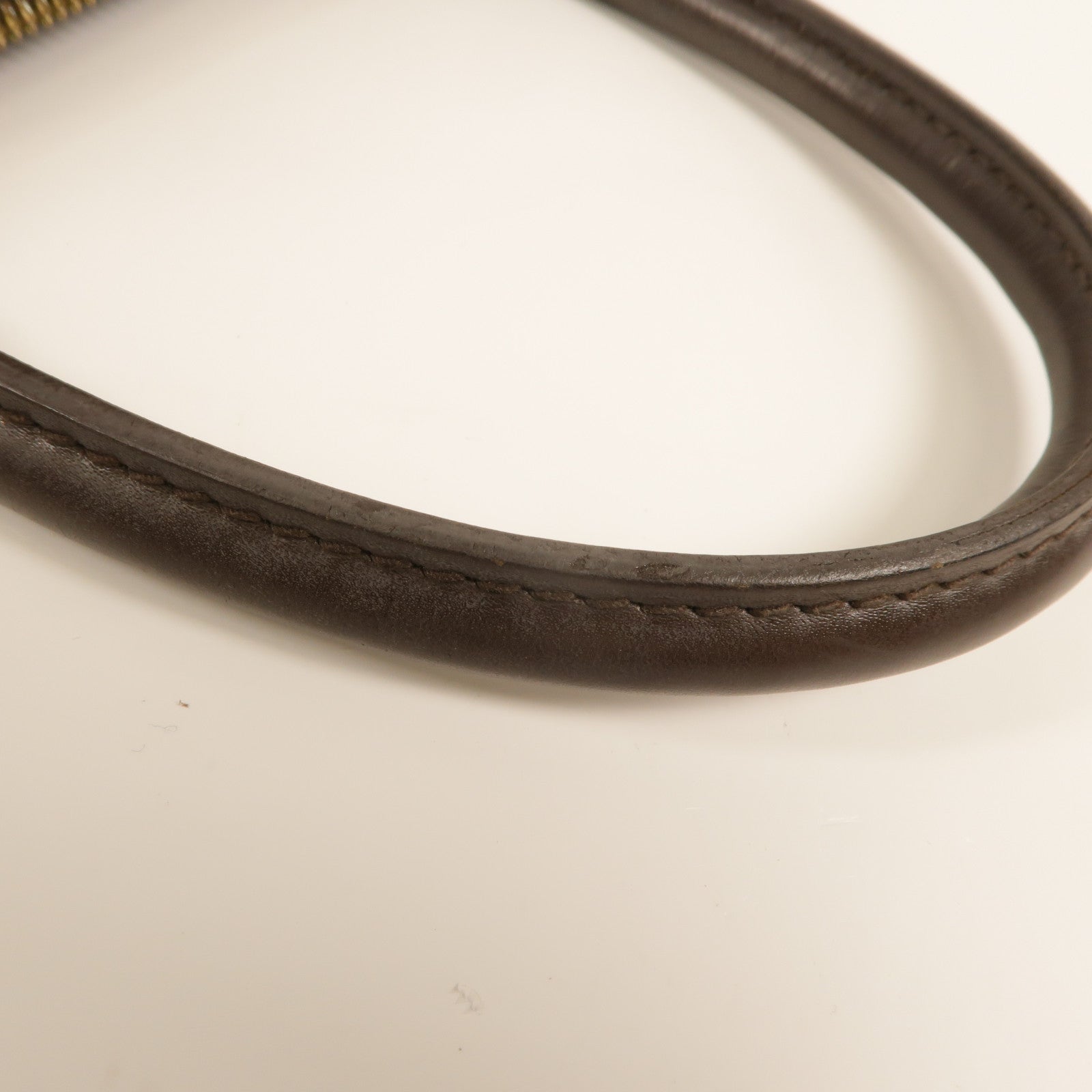 LOUIS VUITTON Damier Trevi金扣手挽肩背兩用袋棕色