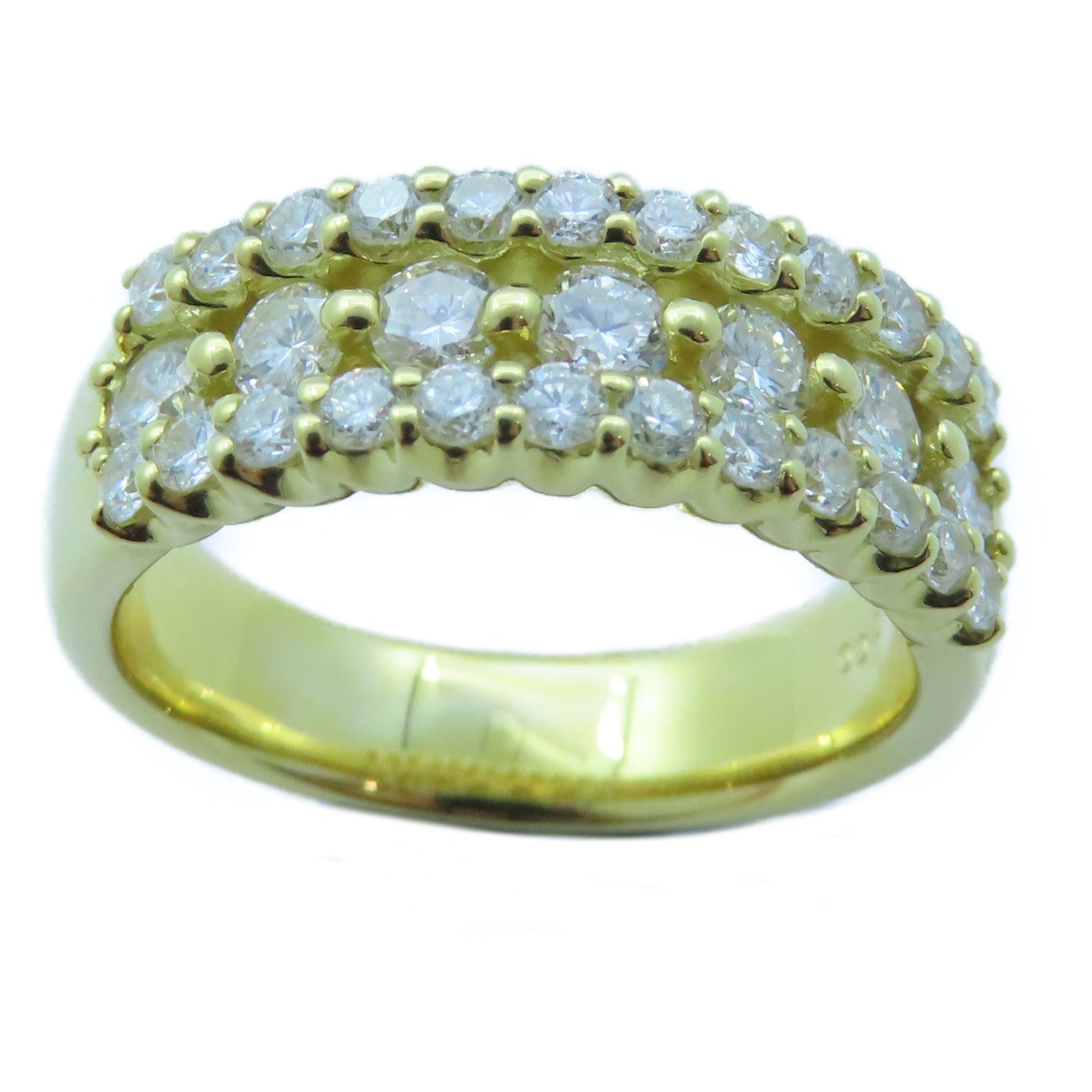 JEWELRY 【激減優惠】18K黃金Diamond Ring 1.00ct鑽石戒指US#6