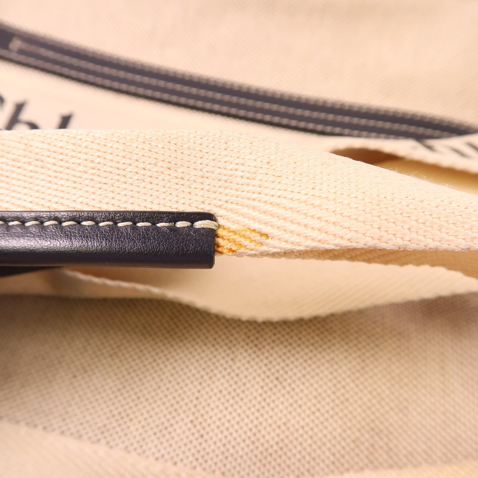 Chloe 帆布Woody Tote Bag手挽袋